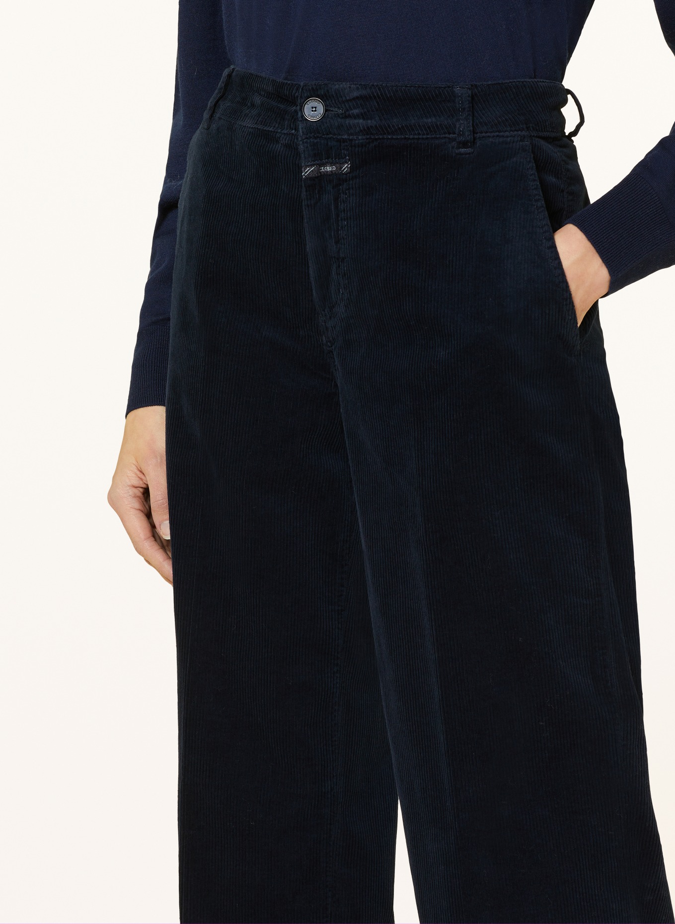 CLOSED Corduroy trousers JURDY, Color: DARK BLUE (Image 5)