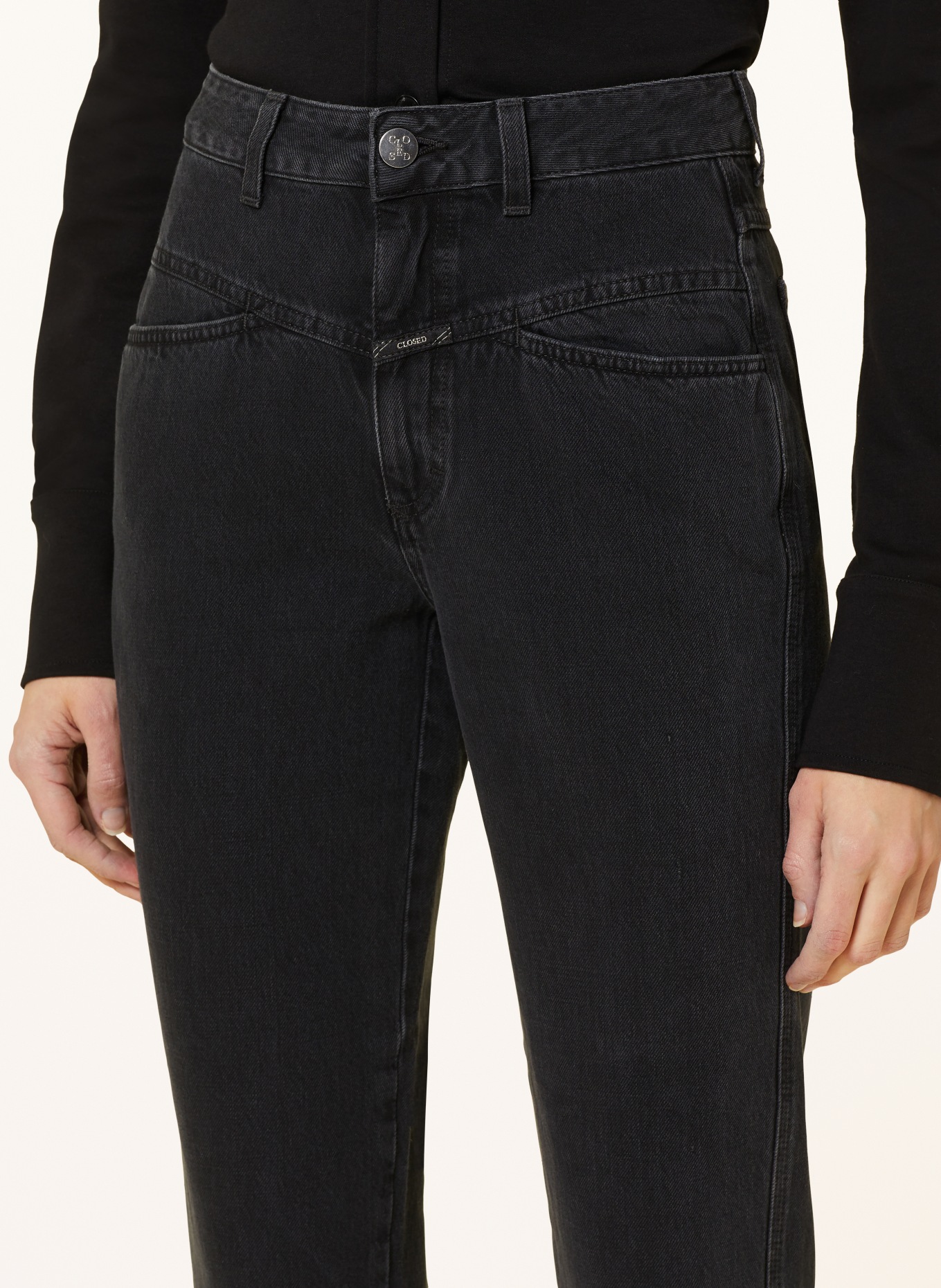 CLOSED 7/8-Jeans PEDAL PUSHER, Farbe: DGY DARK GREY (Bild 5)