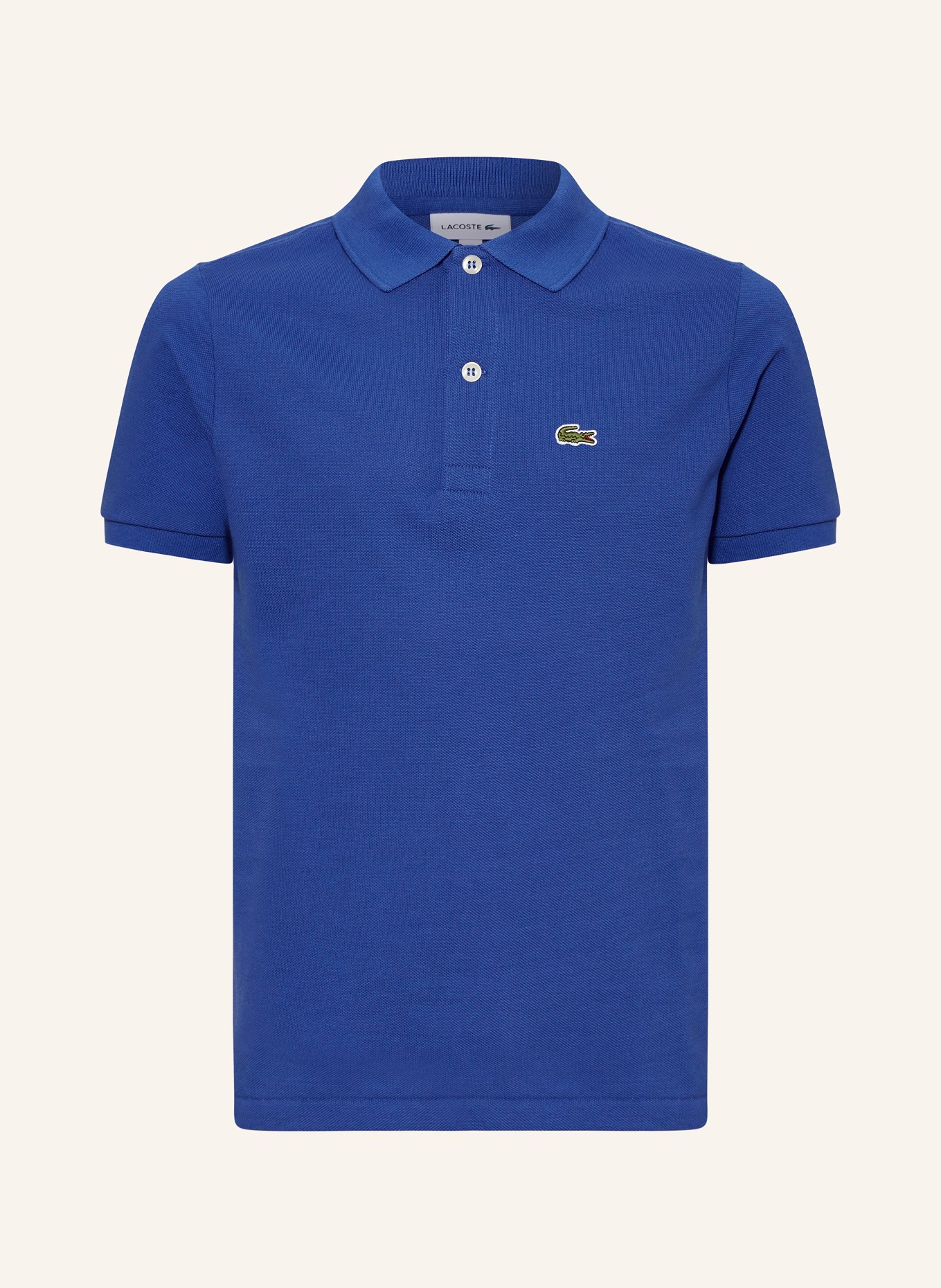 LACOSTE Piqué-Poloshirt, Farbe: BLAU (Bild 1)