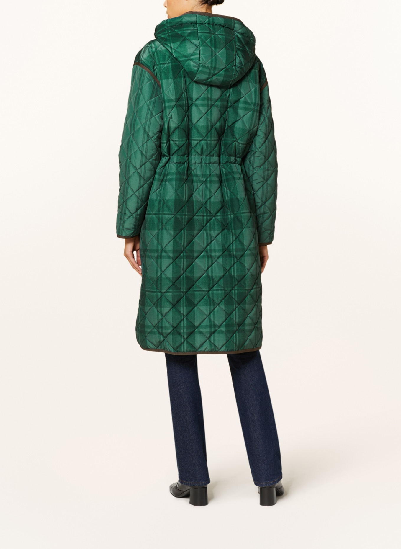 WOOLRICH Quilted coat, Color: GREEN/ DARK GREEN (Image 3)
