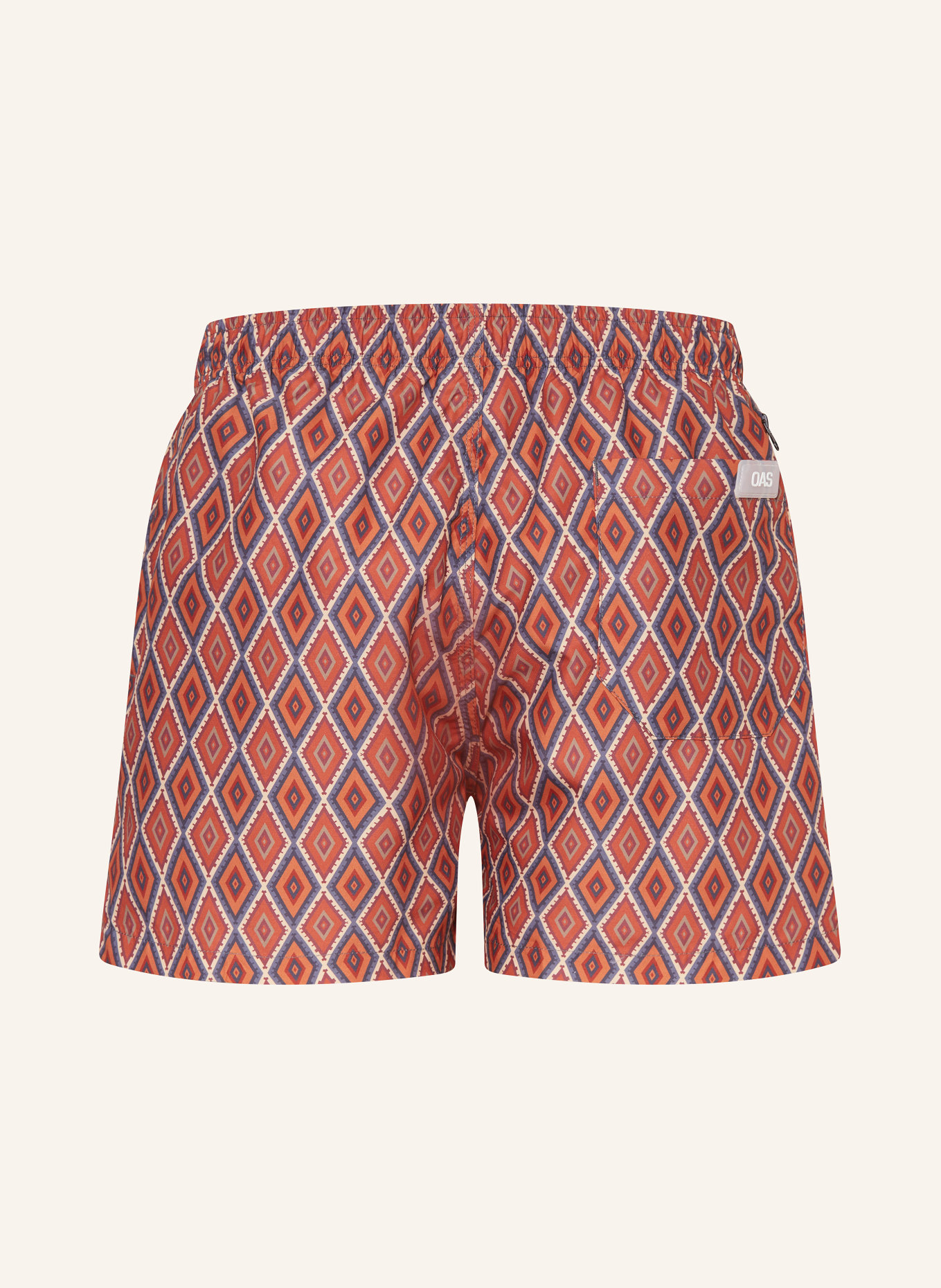 OAS Swim shorts BOHEMIA, Color: BROWN/ GRAY/ DARK RED (Image 2)