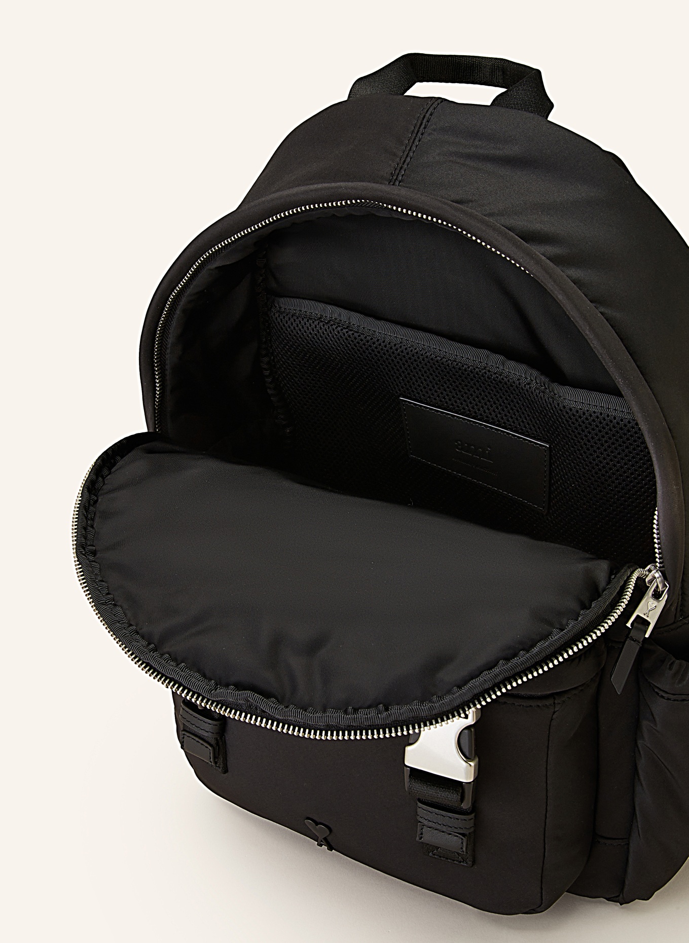 AMI PARIS Backpack, Color: BLACK (Image 3)