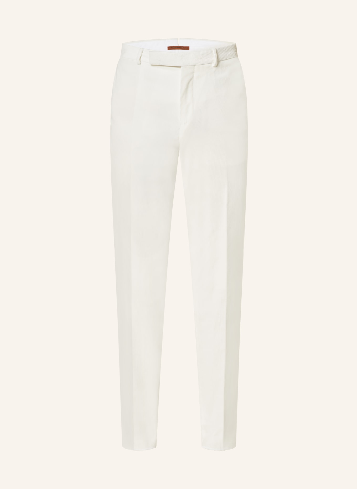 ZEGNA Spodnie sztruksowe CASHCO regular fit, Kolor: WHITE (Obrazek 1)