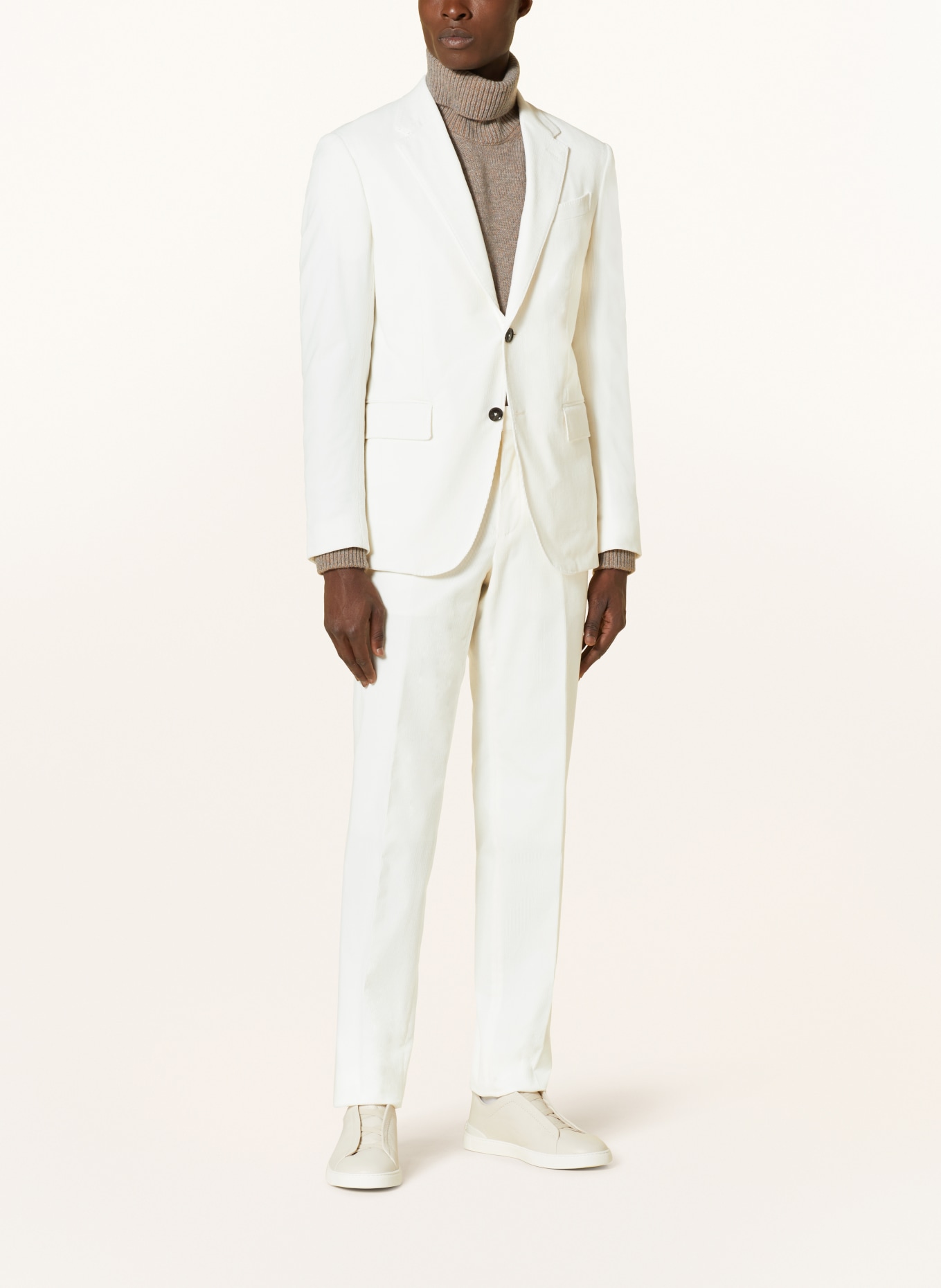 ZEGNA Corduroy jacket CASHCO regular fit, Color: WHITE (Image 2)