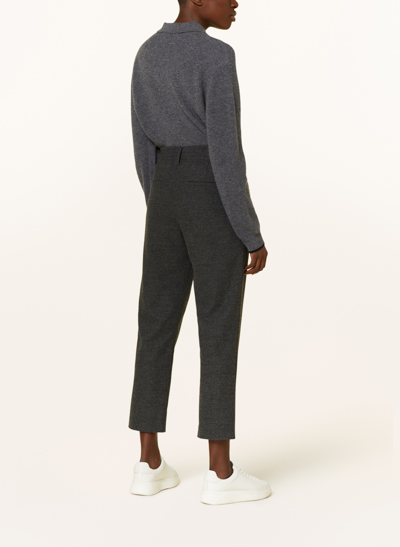 DRYKORN 7/8 trousers DISPATCH, Color: DARK GRAY (Image 3)