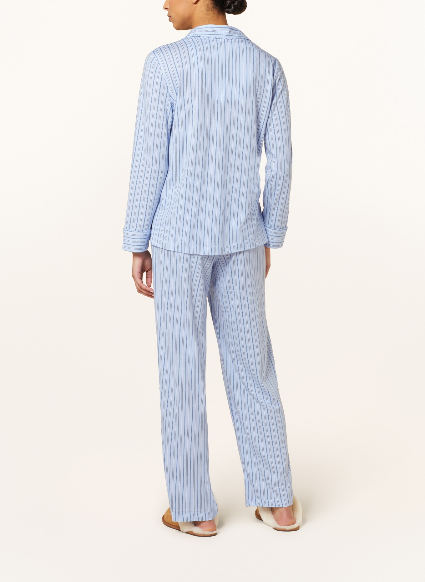 LAUREN RALPH LAUREN Pajamas, Color: LIGHT BLUE/ DARK BLUE (Image 3)