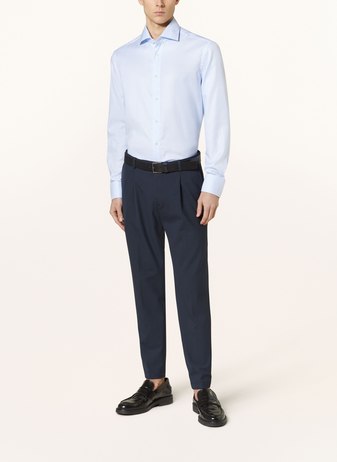 van Laack Shirt RIVARA-TF tailor fit, Color: LIGHT BLUE/ WHITE (Image 2)