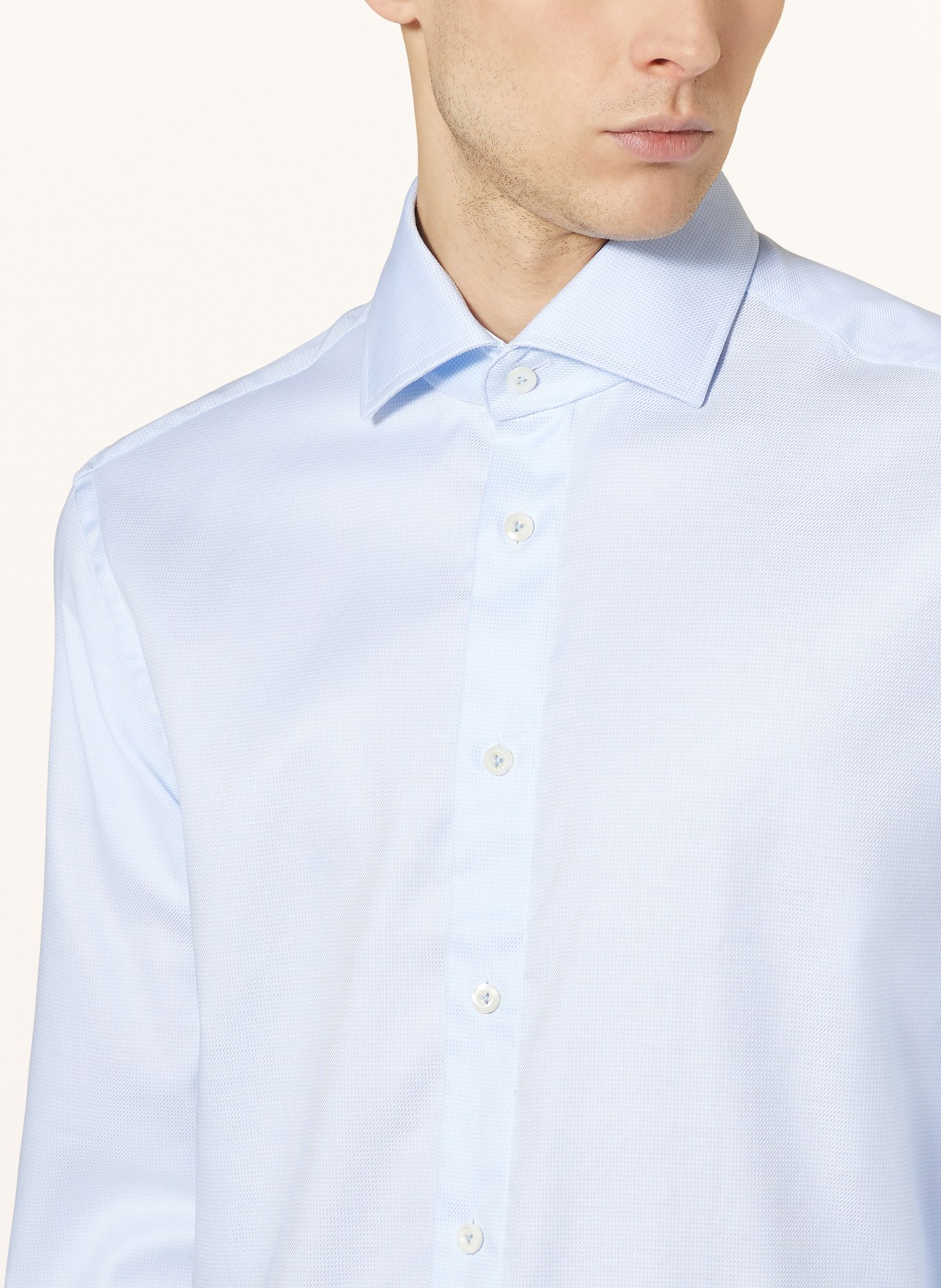 van Laack Shirt RIVARA-TF tailor fit, Color: LIGHT BLUE/ WHITE (Image 4)