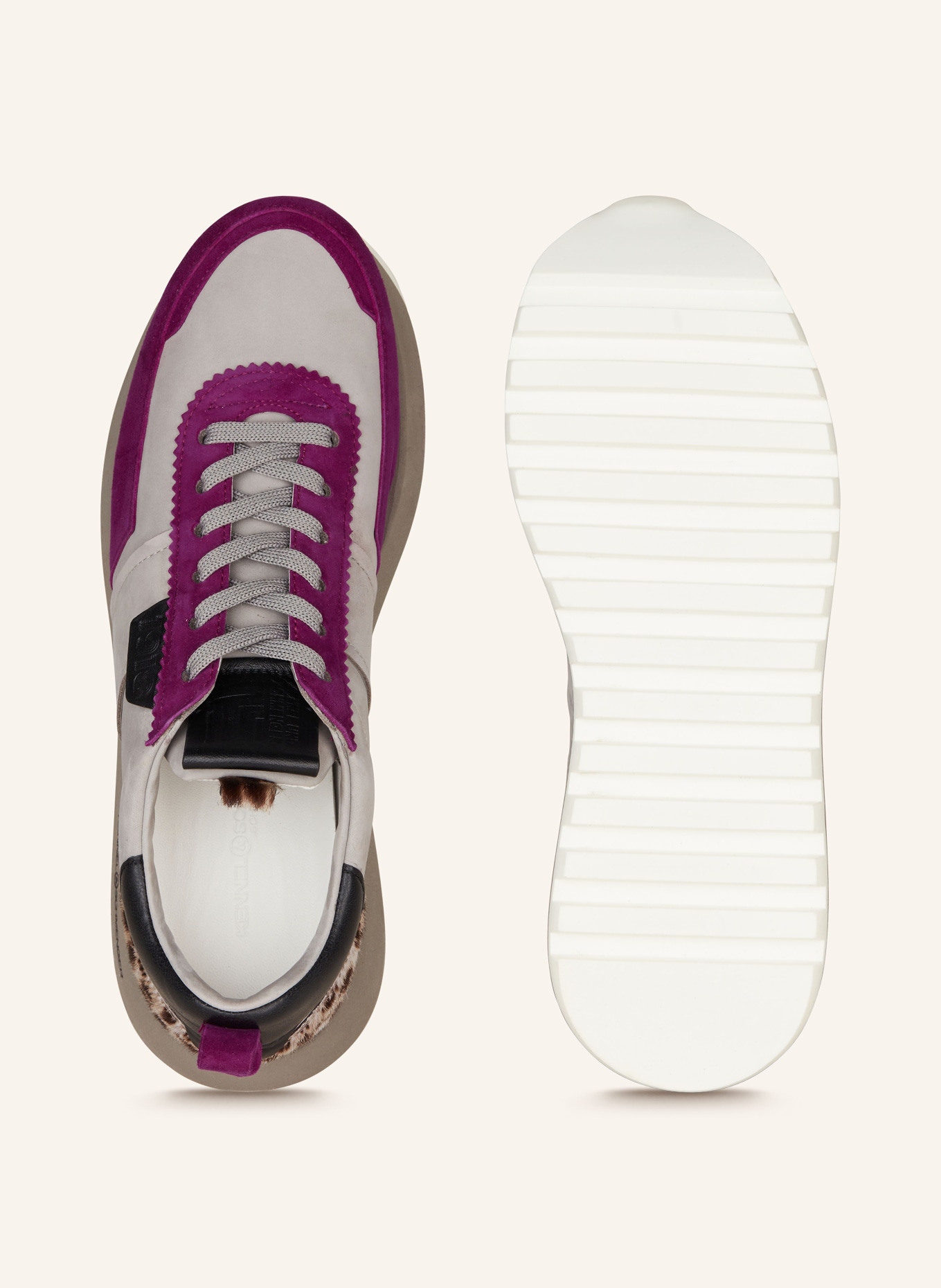 KENNEL & SCHMENGER Sneakersy TONIC, Kolor: SZARY/ LILA/ CZARNY (Obrazek 5)