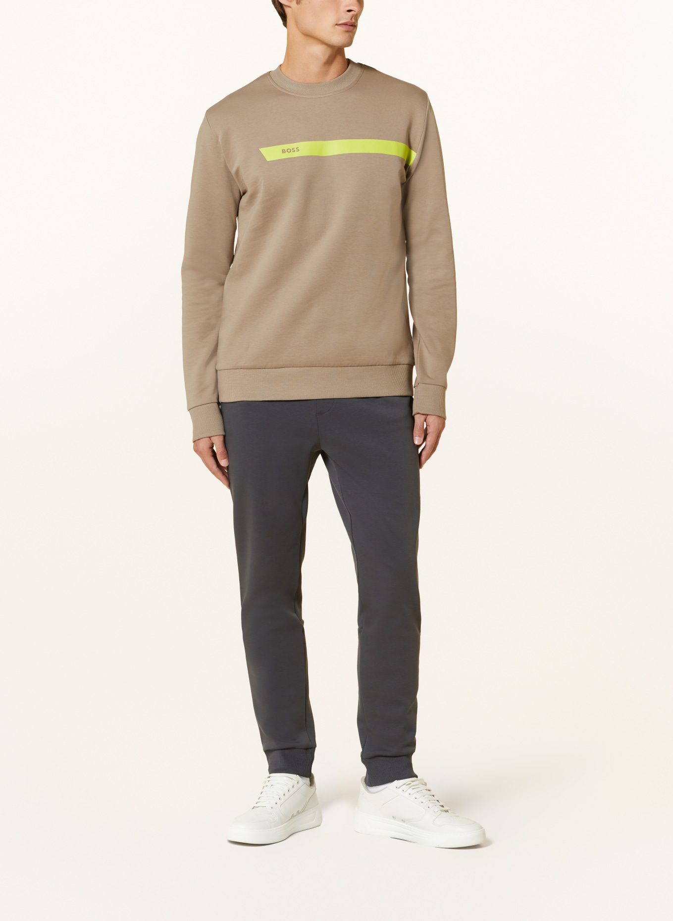 BOSS Sweatshirt SALBO, Color: BEIGE (Image 2)