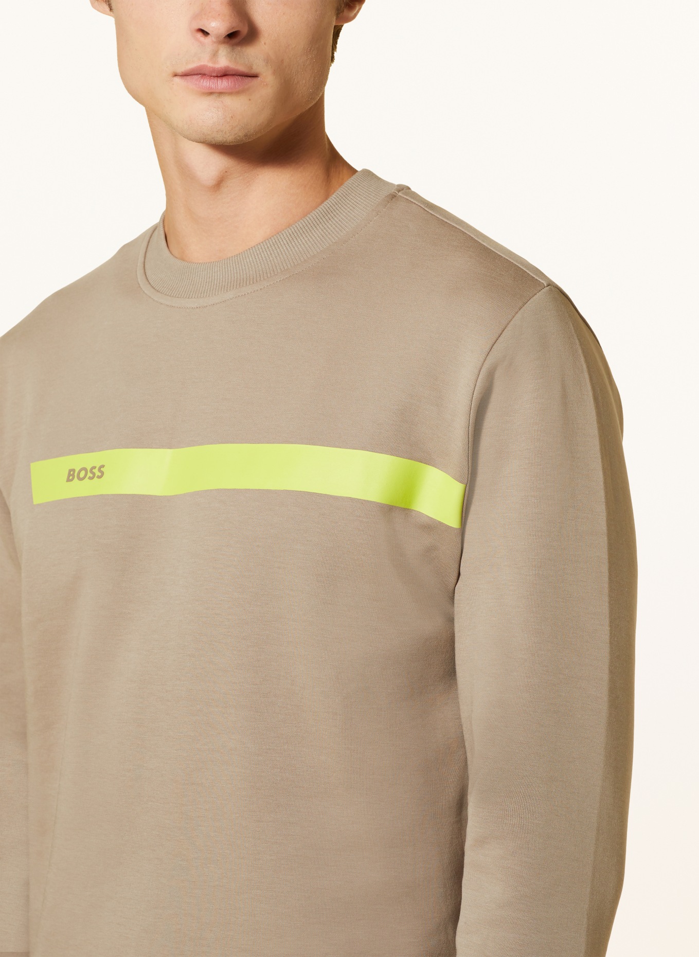 BOSS Sweatshirt SALBO, Farbe: BEIGE (Bild 4)