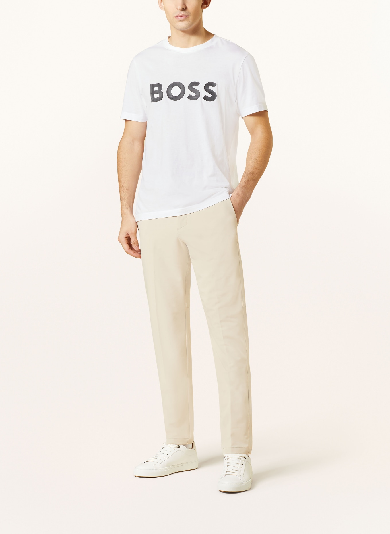 BOSS Golf trousers THE COMMUTER, Color: BEIGE (Image 2)
