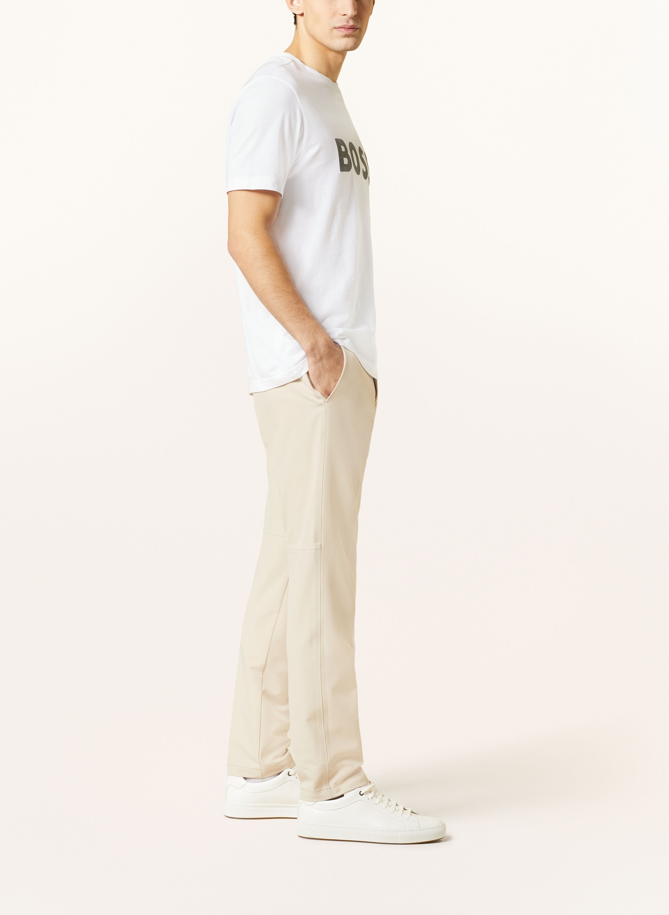BOSS Golf trousers THE COMMUTER, Color: BEIGE (Image 4)