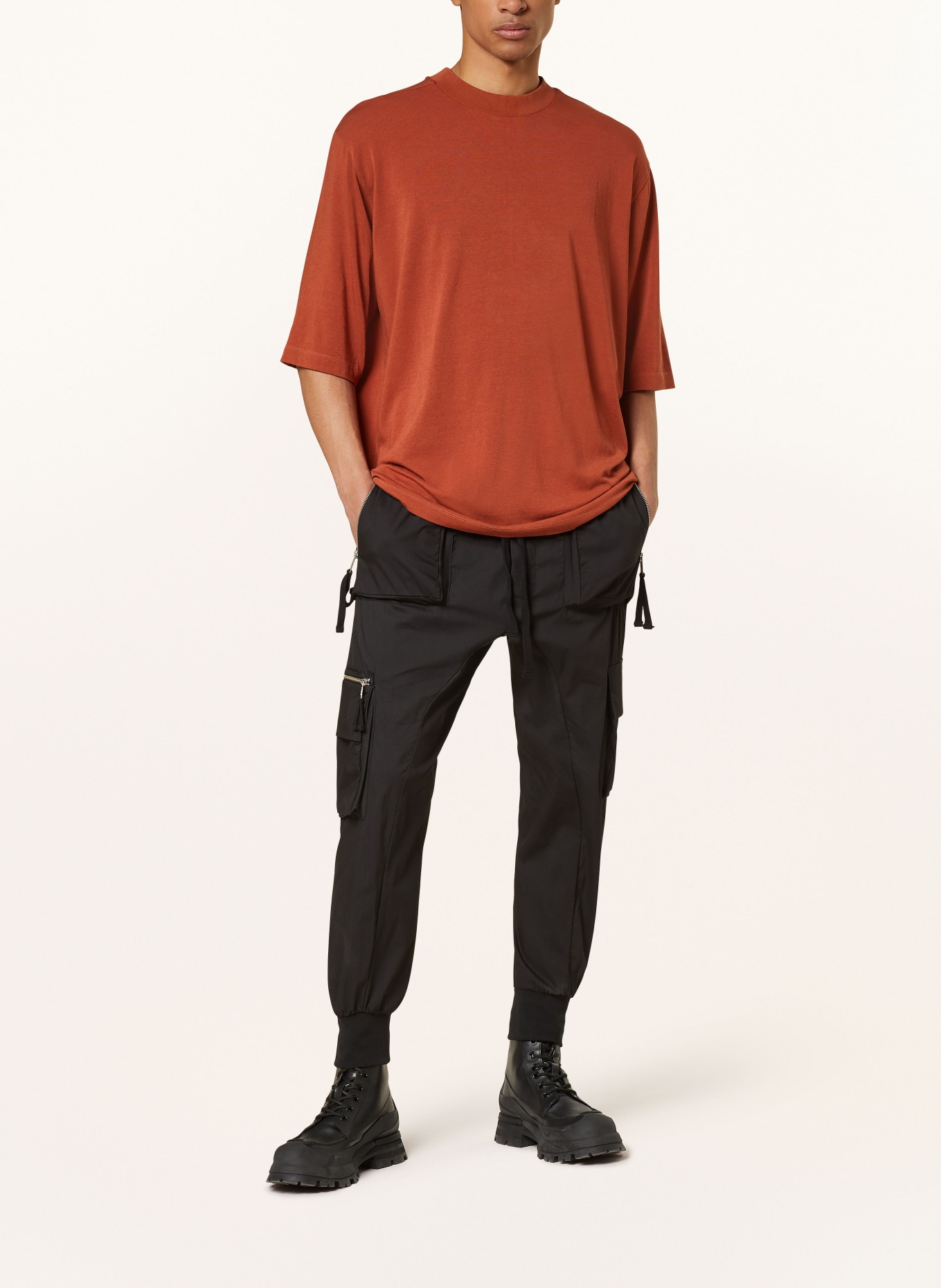 thom/krom Oversized shirt, Color: DARK ORANGE (Image 2)