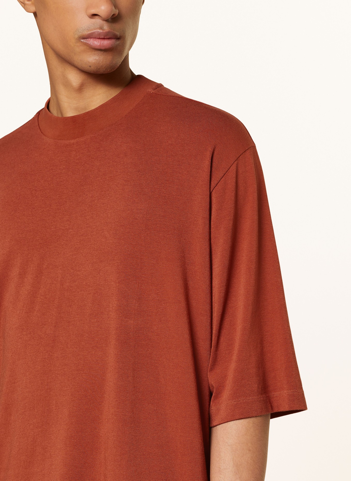 thom/krom Oversized shirt, Color: DARK ORANGE (Image 4)