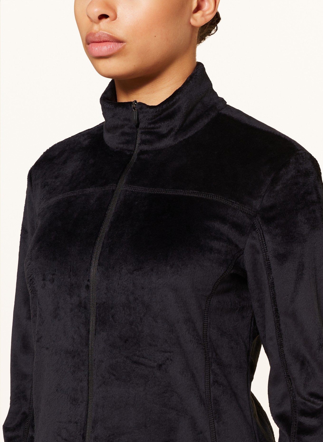 COLMAR Fleece jacket PLUSHY, Color: BLACK (Image 4)