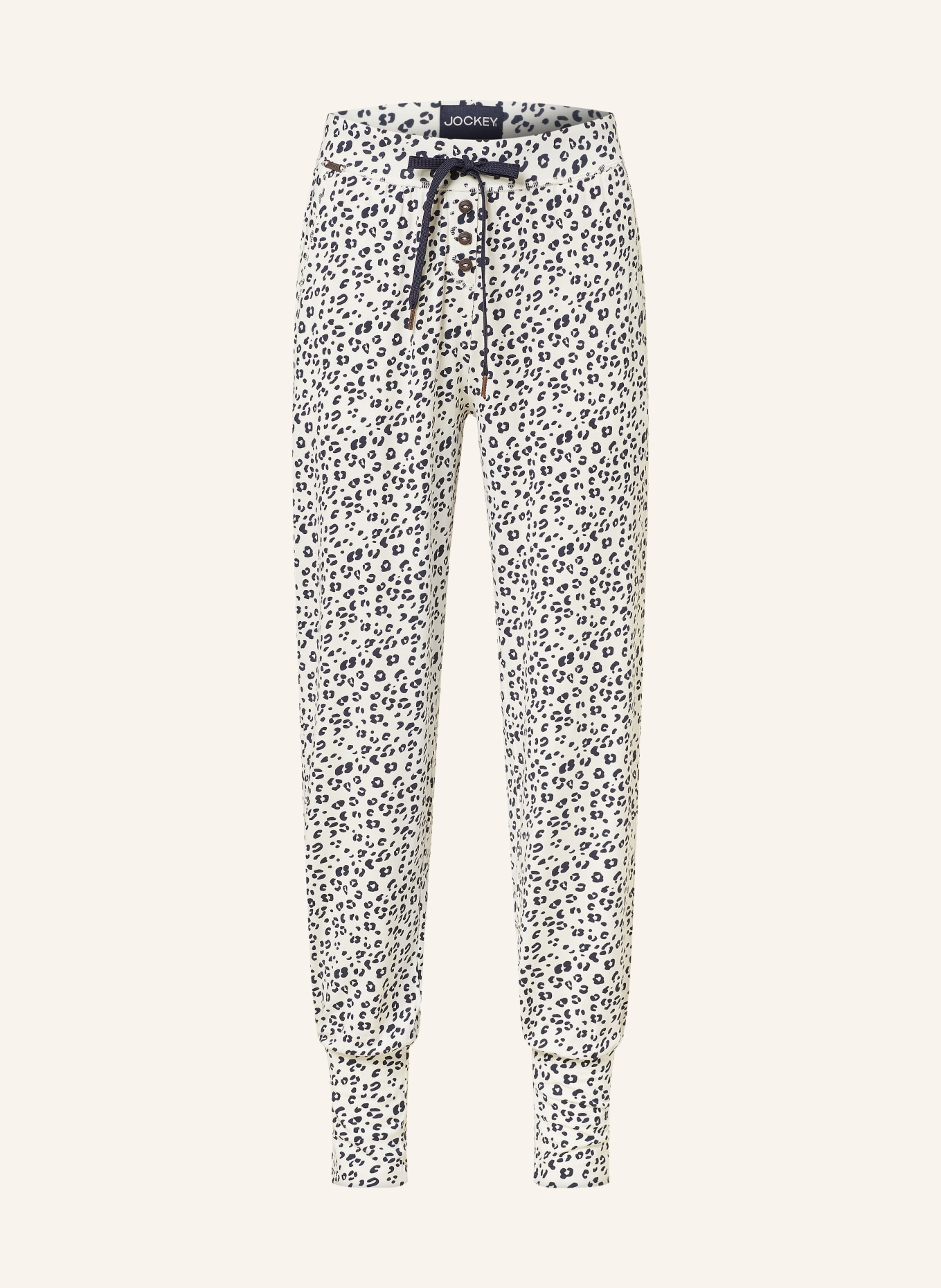 JOCKEY Spodnie od piżamy SUPERSOFT LOUNGE, Kolor: BIAŁY/ CZARNY (Obrazek 1)