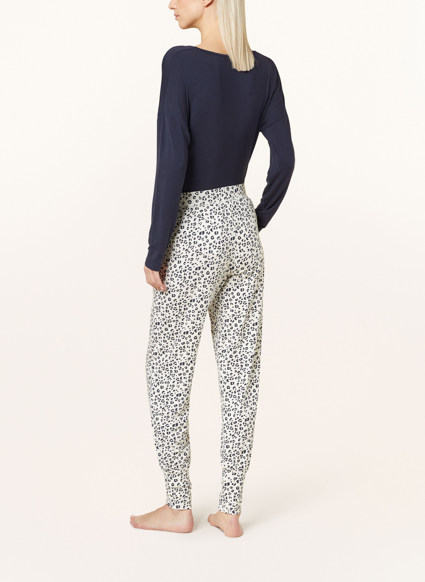 JOCKEY Spodnie od piżamy SUPERSOFT LOUNGE, Kolor: BIAŁY/ CZARNY (Obrazek 3)