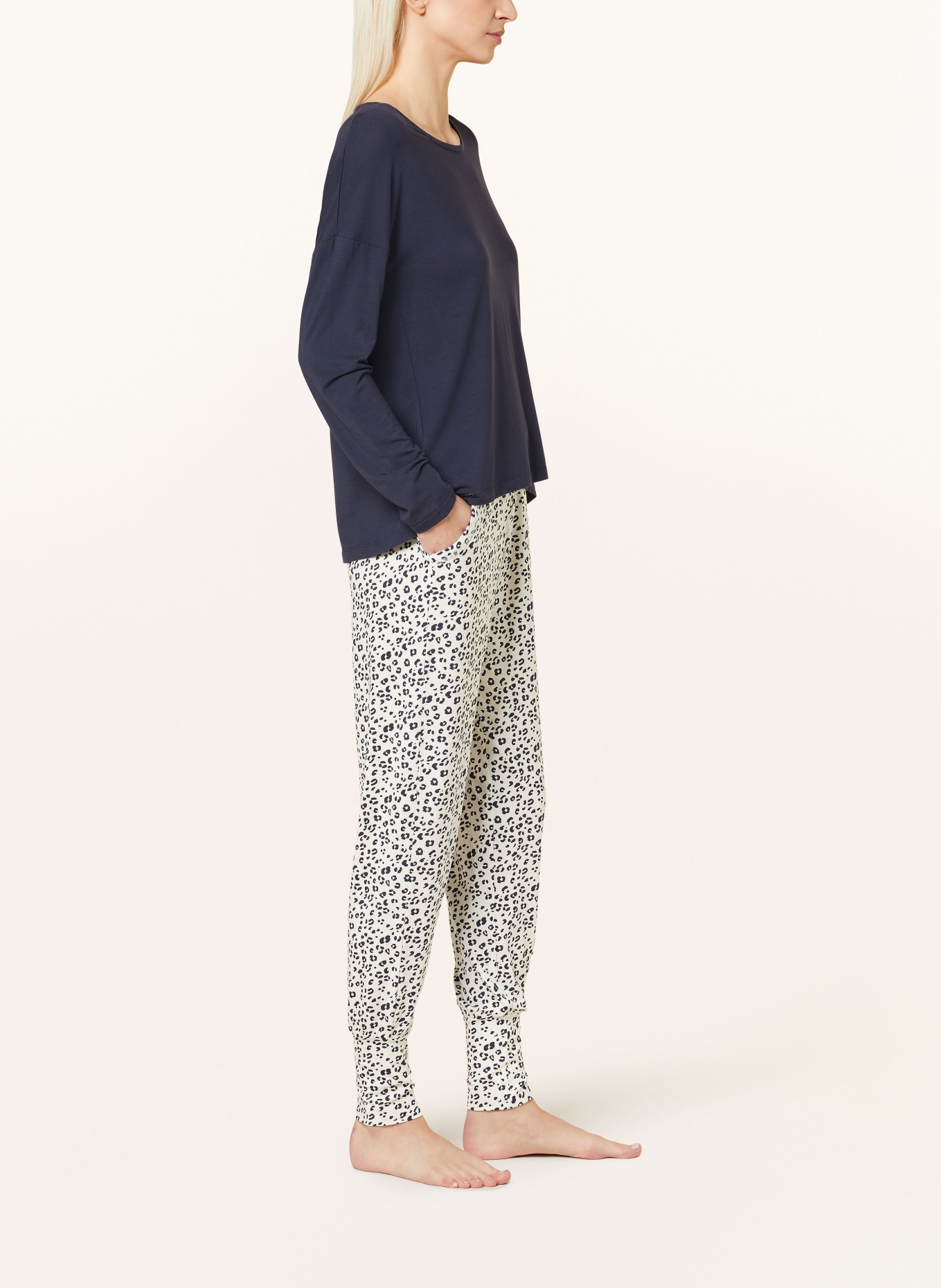 JOCKEY Spodnie od piżamy SUPERSOFT LOUNGE, Kolor: BIAŁY/ CZARNY (Obrazek 4)