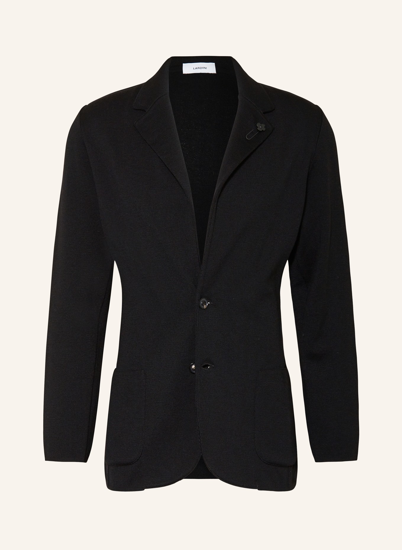LARDINI Knit blazer extra slim fit, Color: BLACK (Image 1)