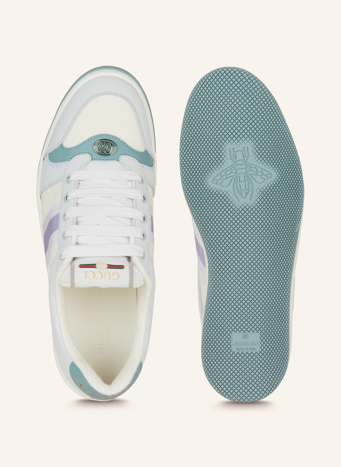 GUCCI Sneakers SCREENER, Color: 9072 GR.WHI/SN.L.B/FO.SK (Image 5)