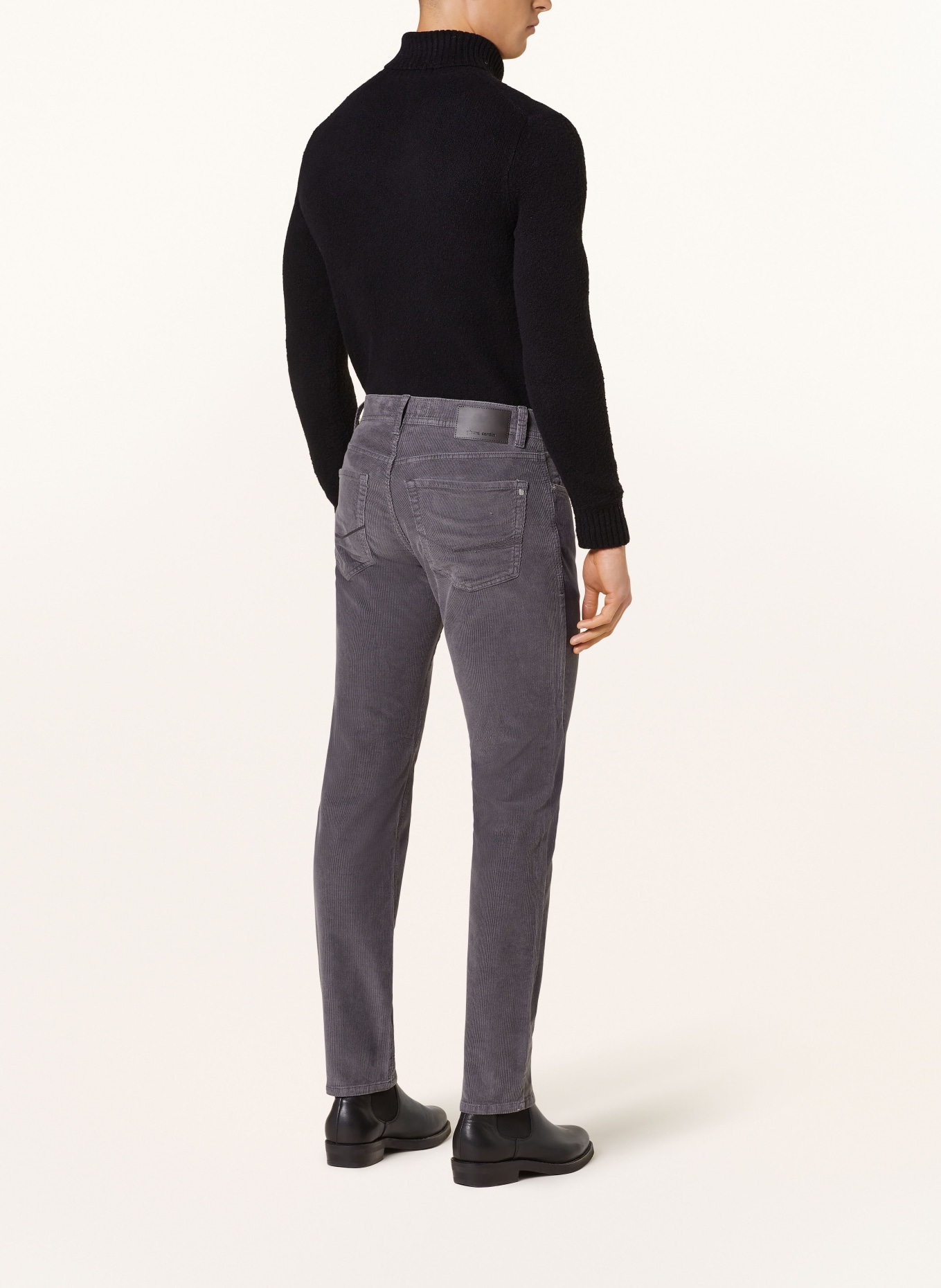 pierre cardin Corduroy trousers LYON tapered fit, Color: GRAY (Image 3)