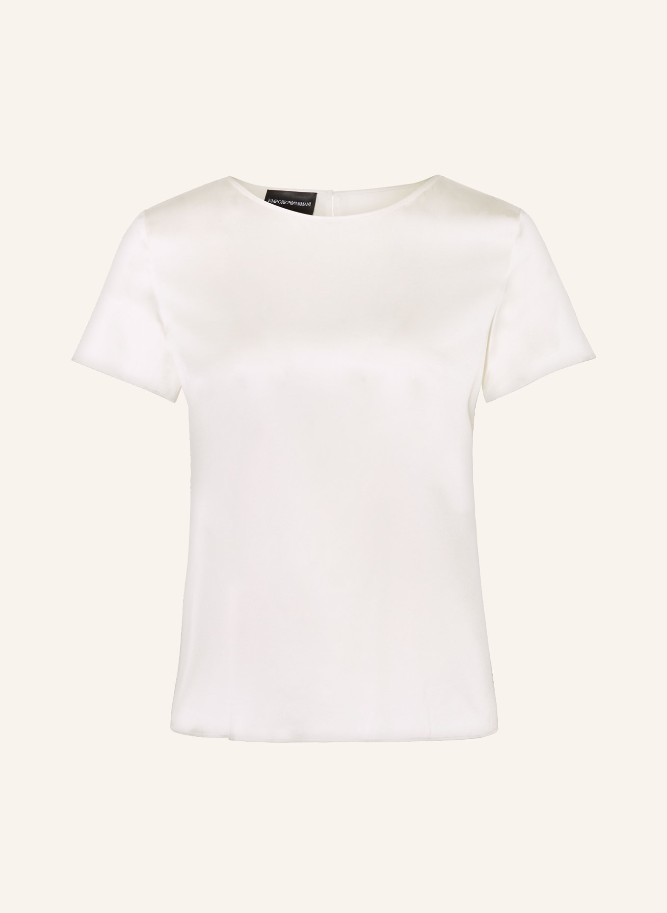 EMPORIO ARMANI Shirt blouse in silk, Color: ECRU (Image 1)
