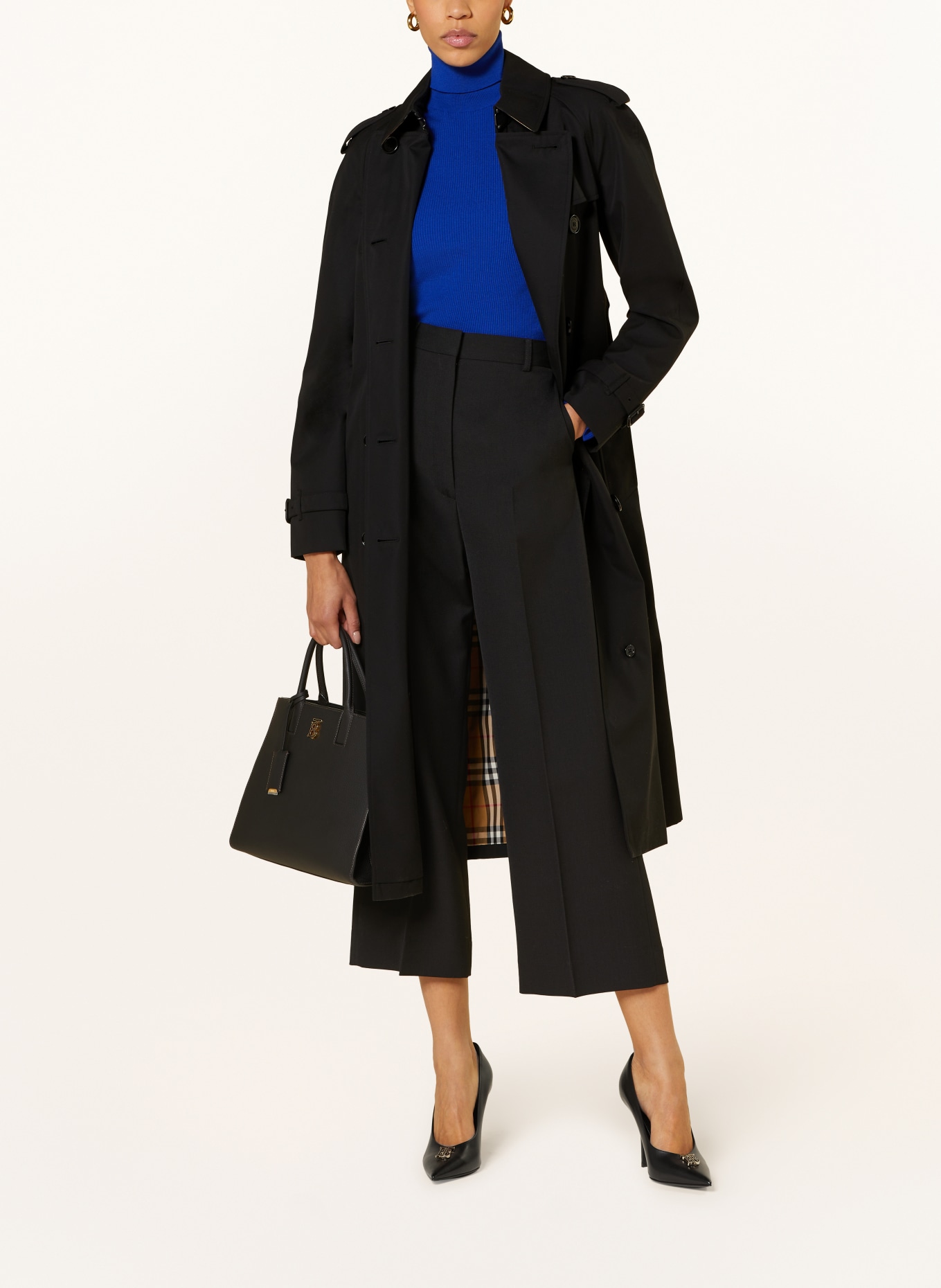 BURBERRY Trench coat WATERLOO 2, Color: BLACK (Image 2)