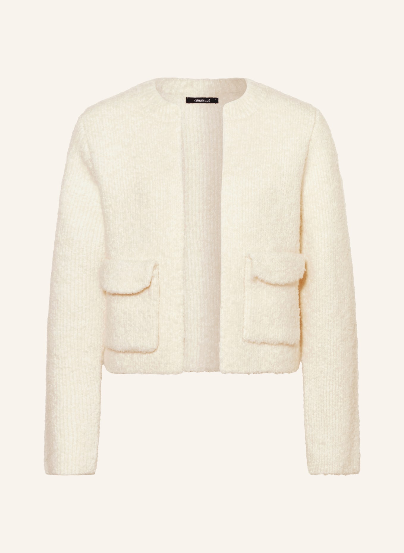 gina tricot Knit cardigan, Color: WHITE (Image 1)