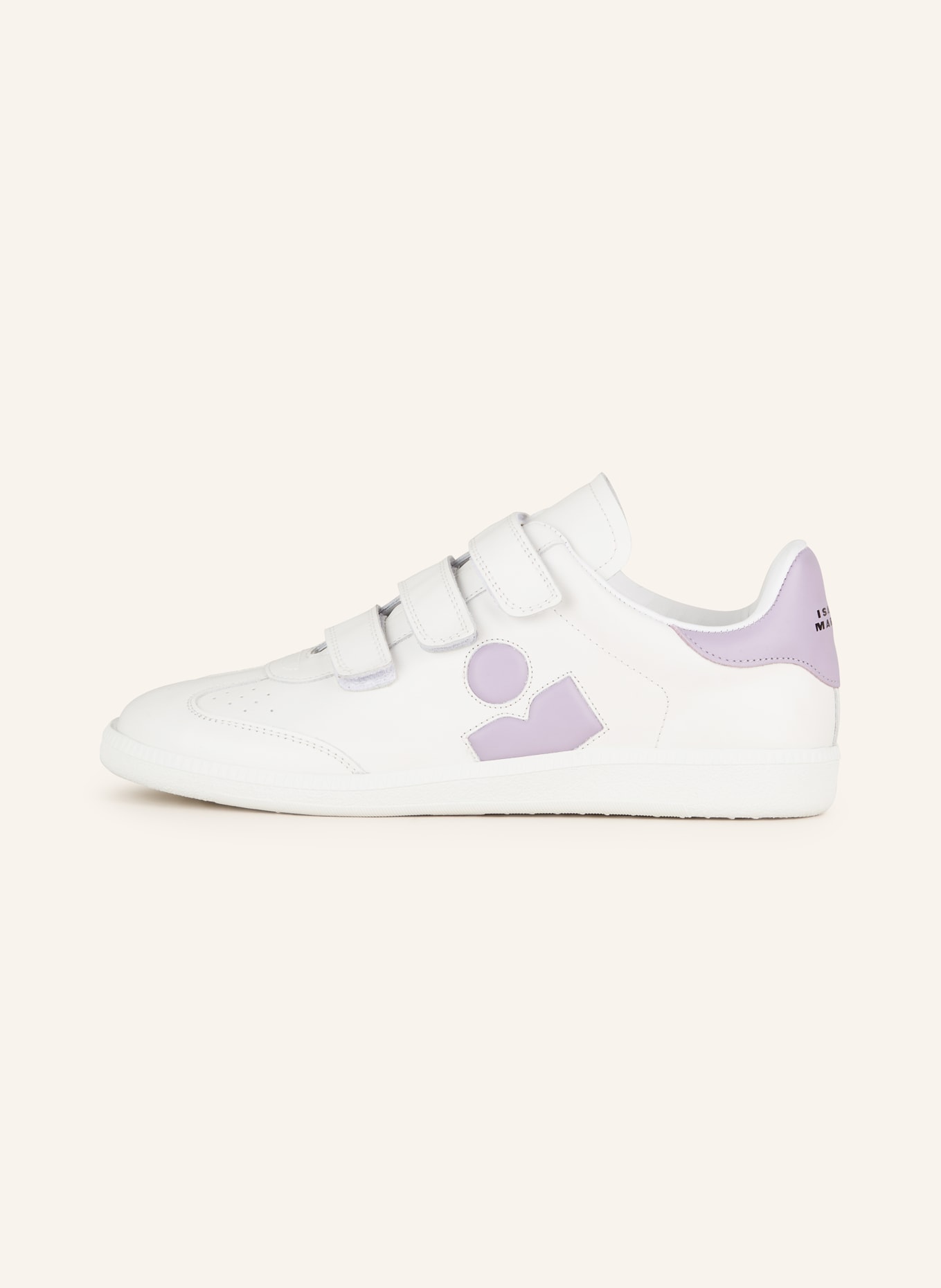 ISABEL MARANT Sneakers BETH, Color: WHITE/ LIGHT PURPLE (Image 4)