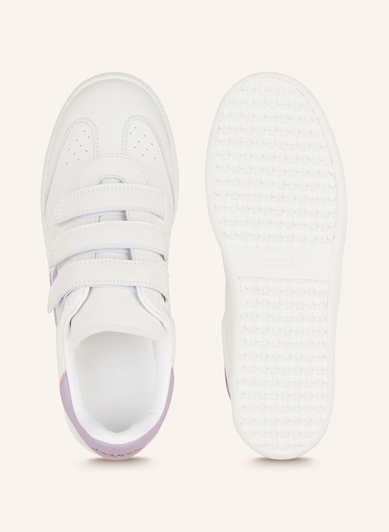 ISABEL MARANT Sneakers BETH, Color: WHITE/ LIGHT PURPLE (Image 5)