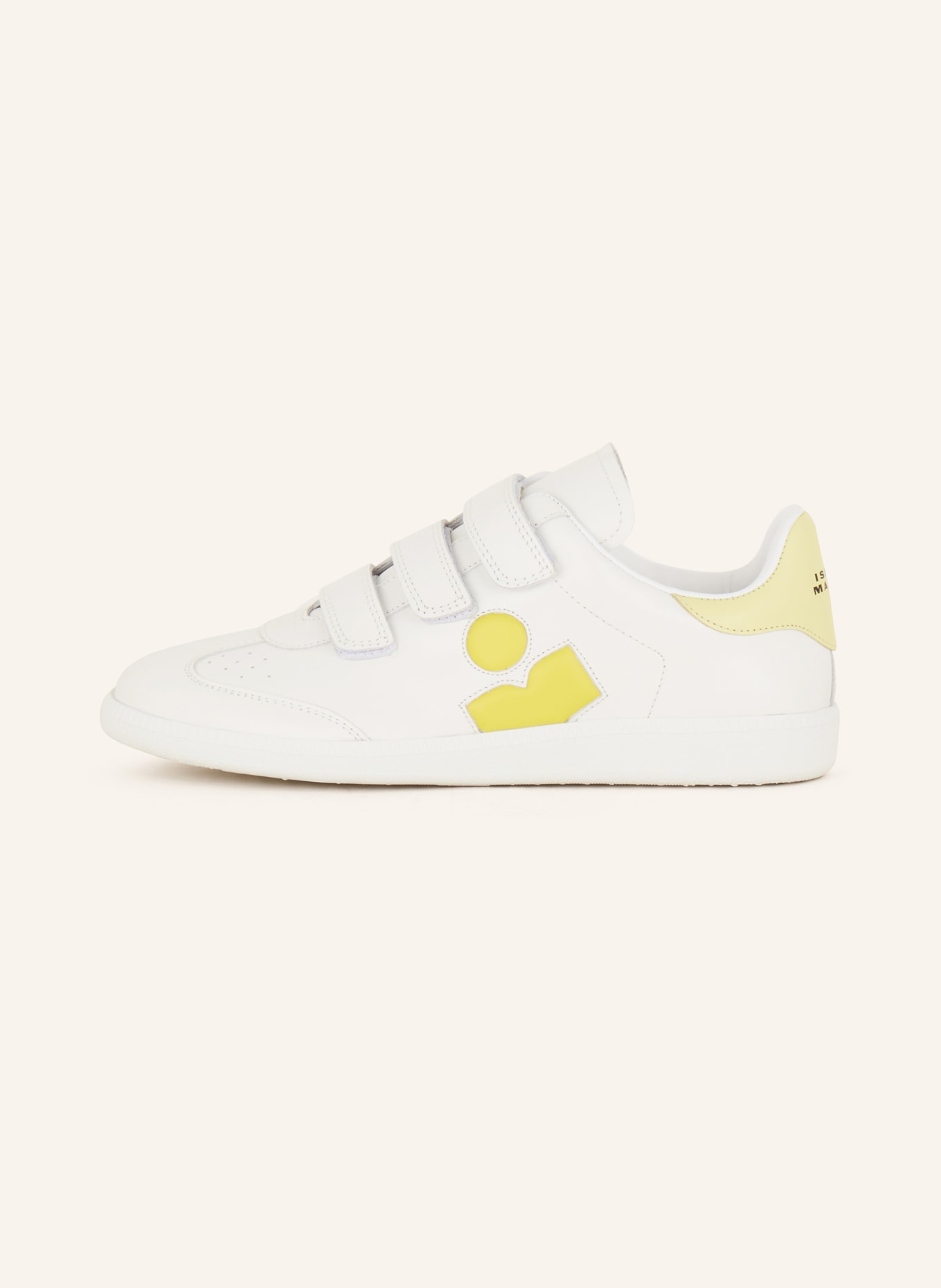 ISABEL MARANT Sneakers BETH: WHITE / YELLOW