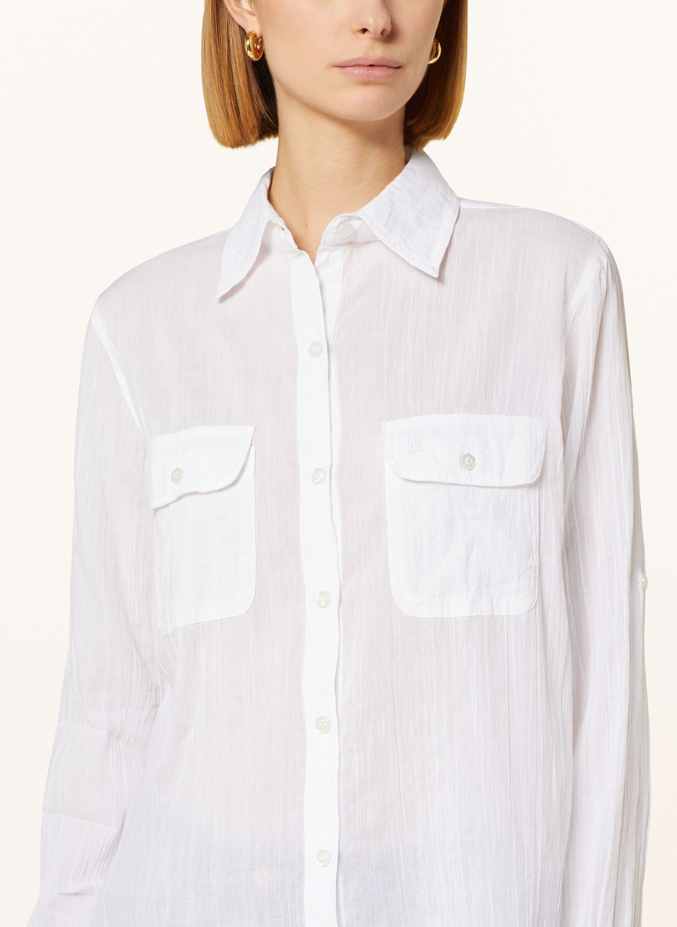 LAUREN RALPH LAUREN Shirt blouse, Color: WHITE (Image 4)