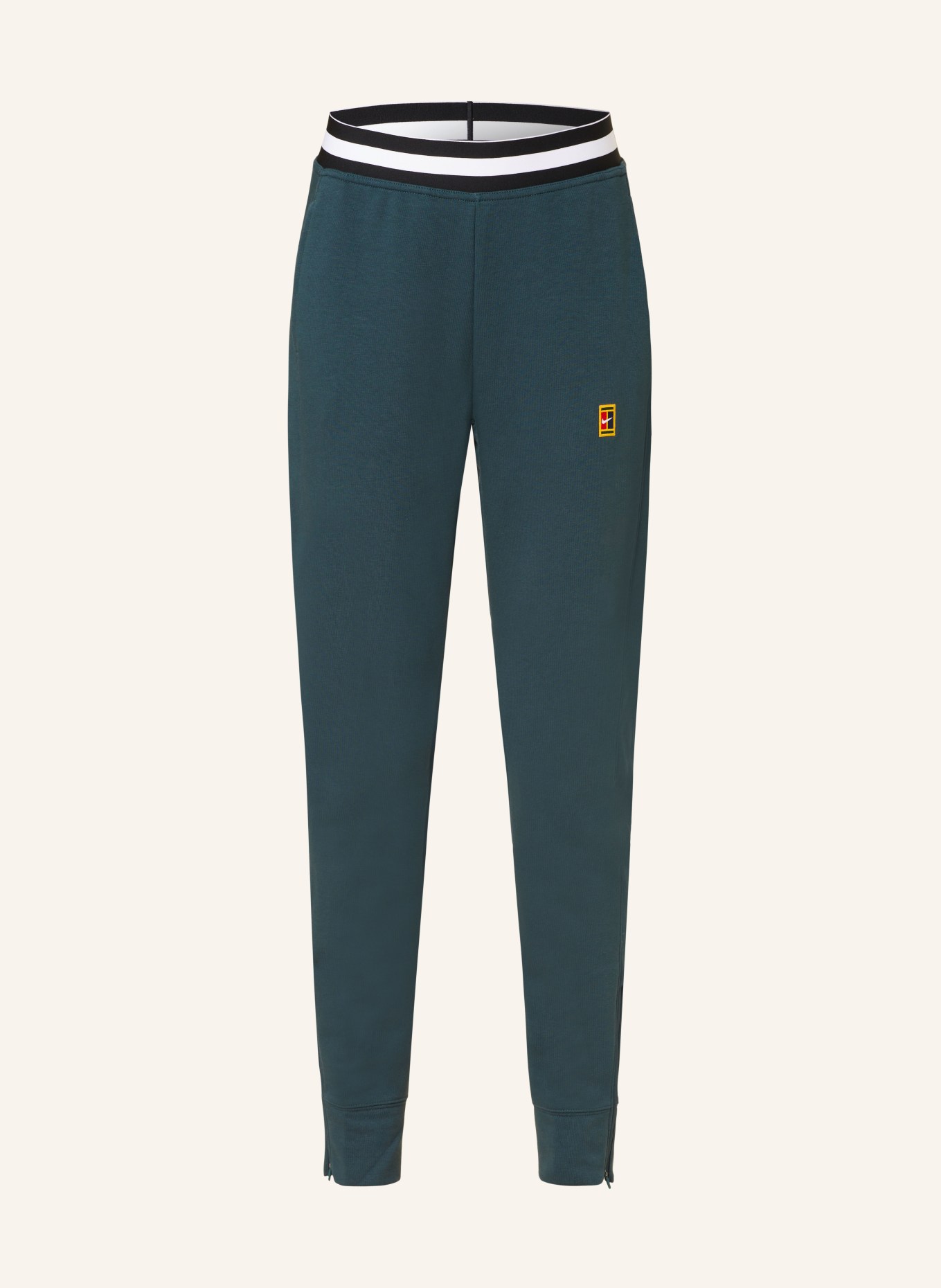 Nike Tennishose NIKECOURT DRI-FIT HERITAGE, Farbe: PETROL (Bild 1)