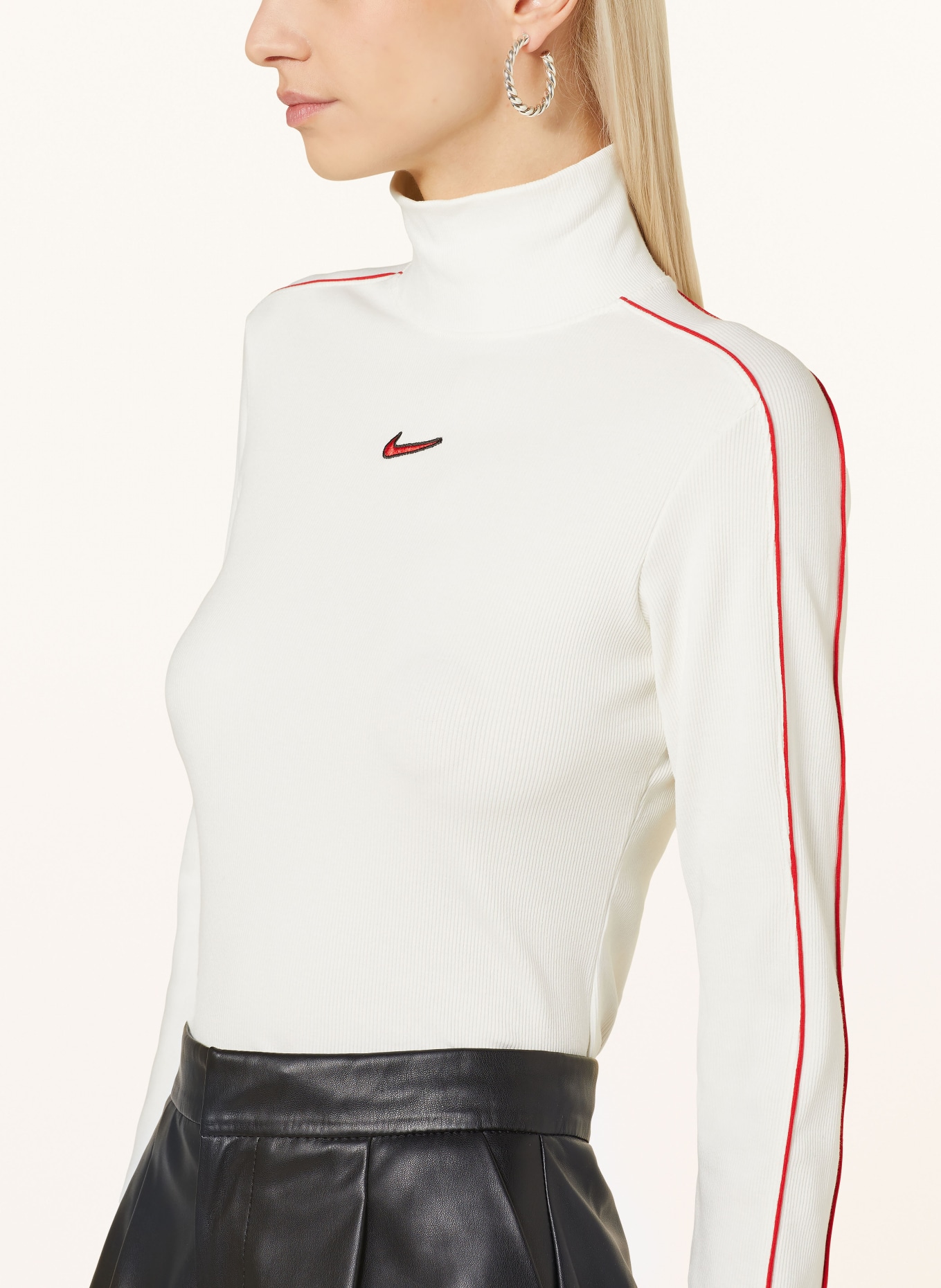 Nike Tričko s rolákem, Barva: BÍLÁ (Obrázek 4)