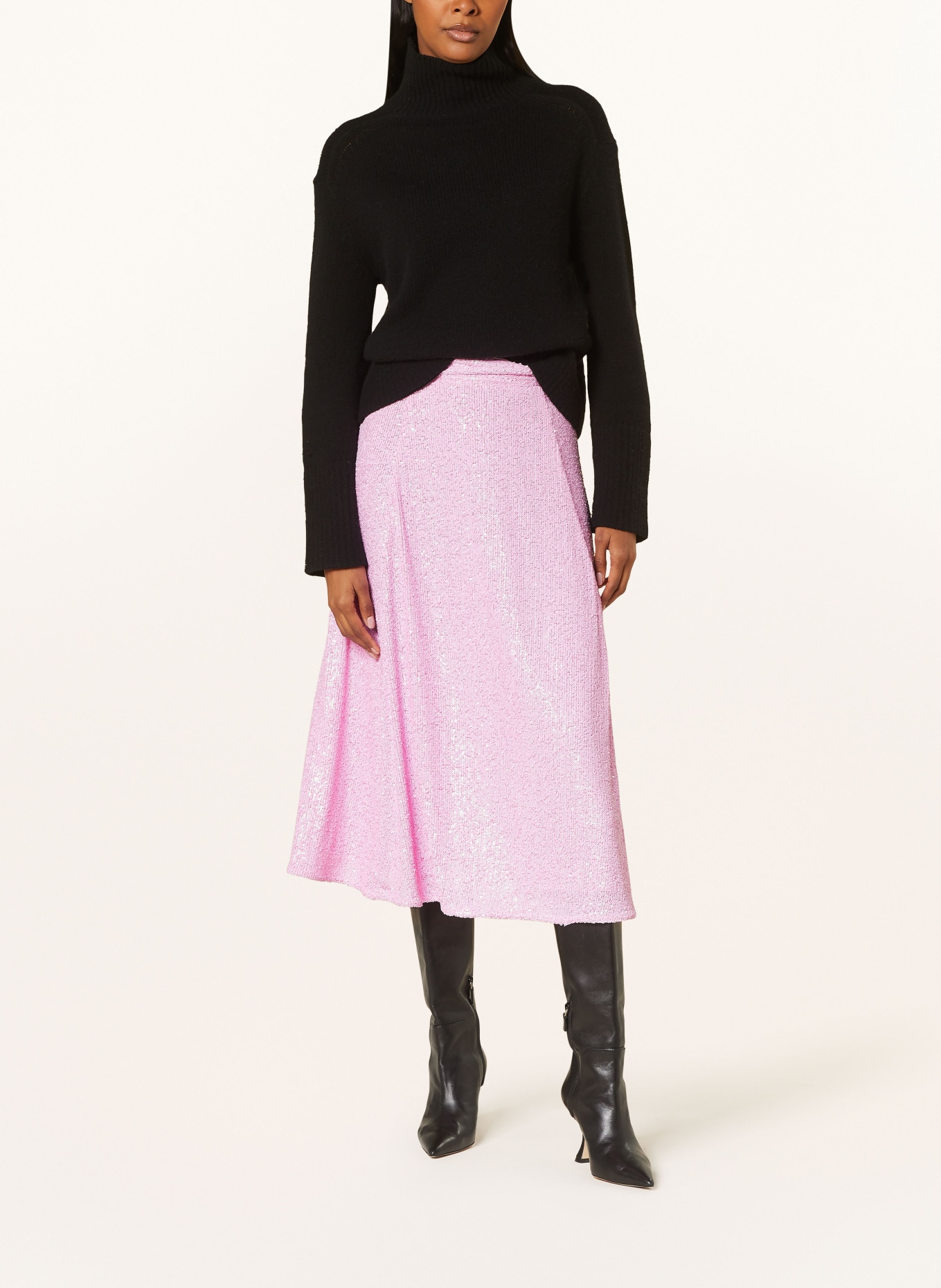 lilienfels Rock mit Pailletten: ROSA