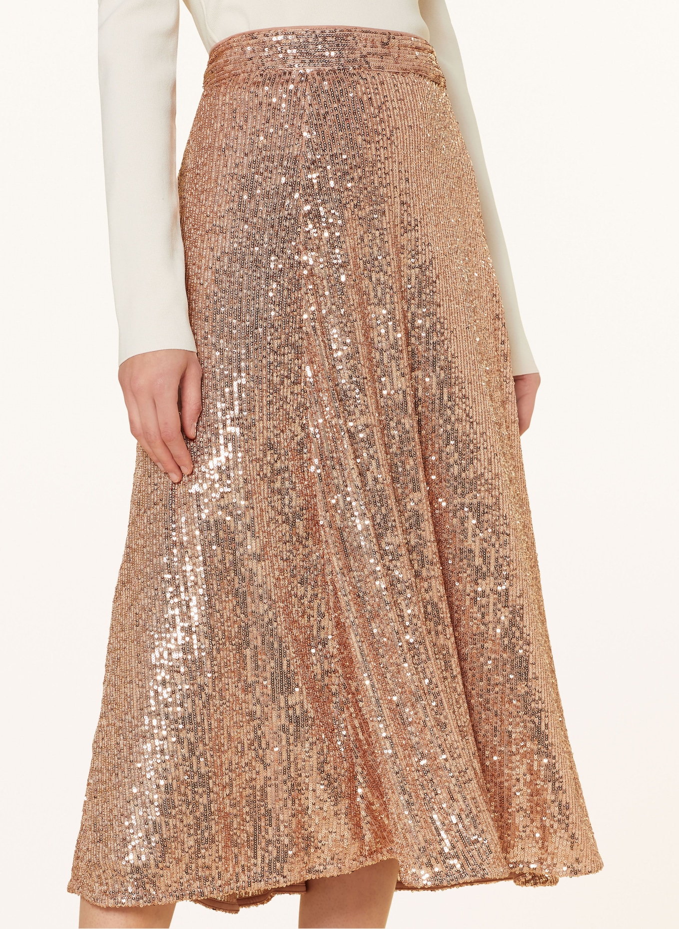 lilienfels Skirt with sequins, Color: ROSE GOLD (Image 4)