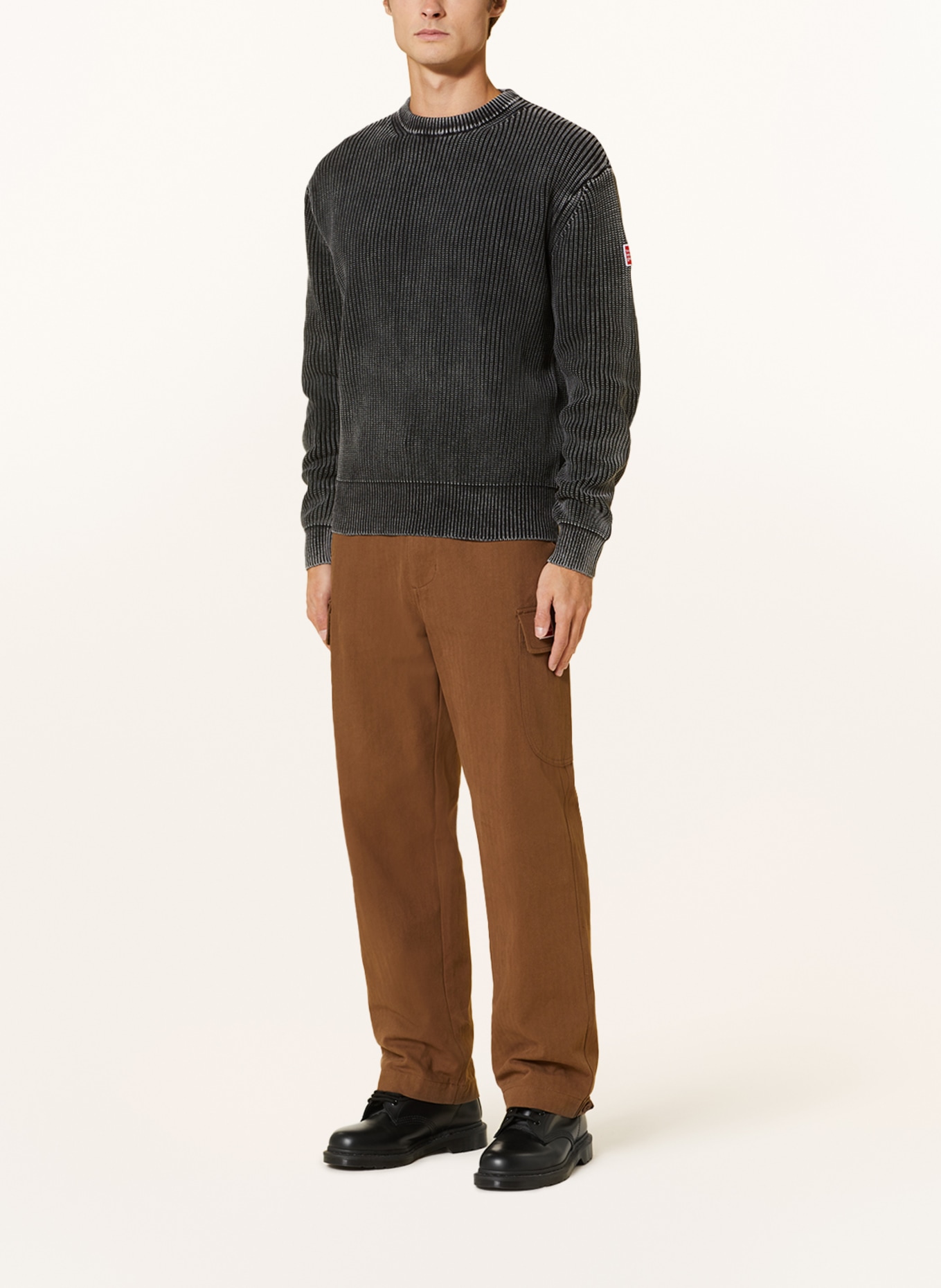 THE NEW ORIGINALS Sweater FISHERMAN, Color: BLACK (Image 2)
