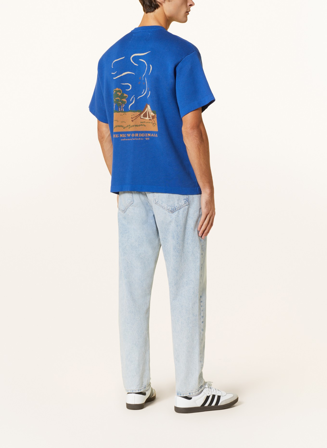 THE NEW ORIGINALS Knit shirt, Color: BLUE (Image 3)
