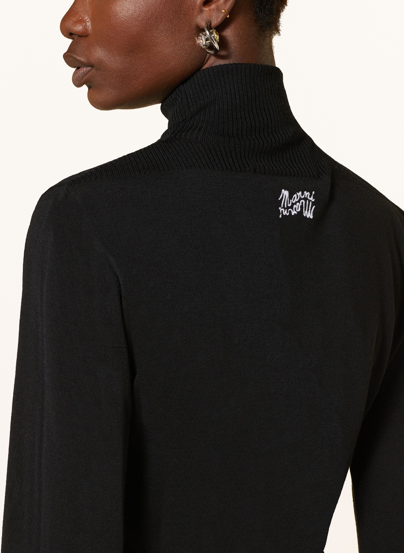 MARNI Turtleneck sweater, Color: BLACK (Image 4)
