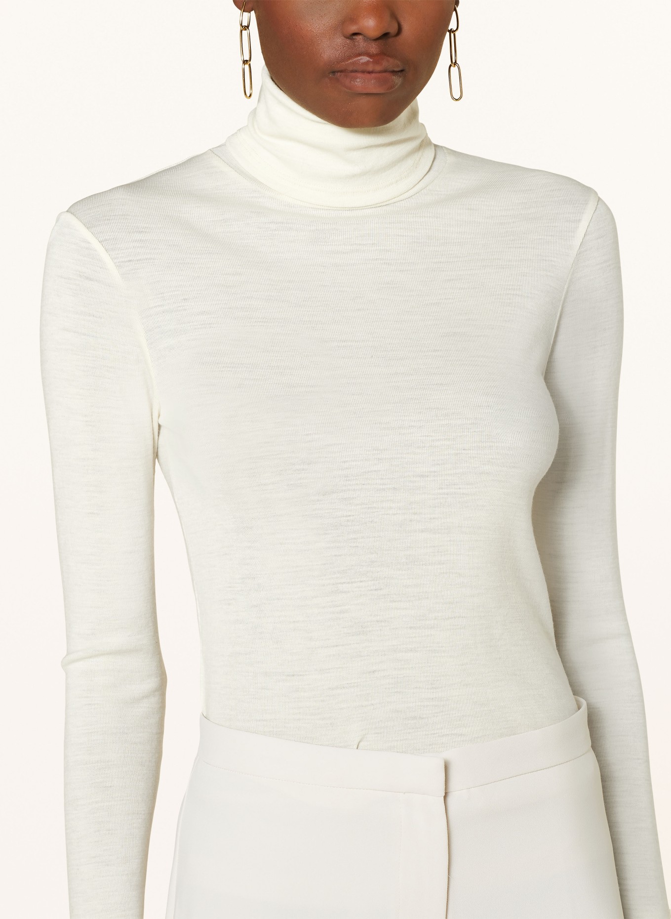 RÓHE Turtleneck sweater, Color: WHITE (Image 4)