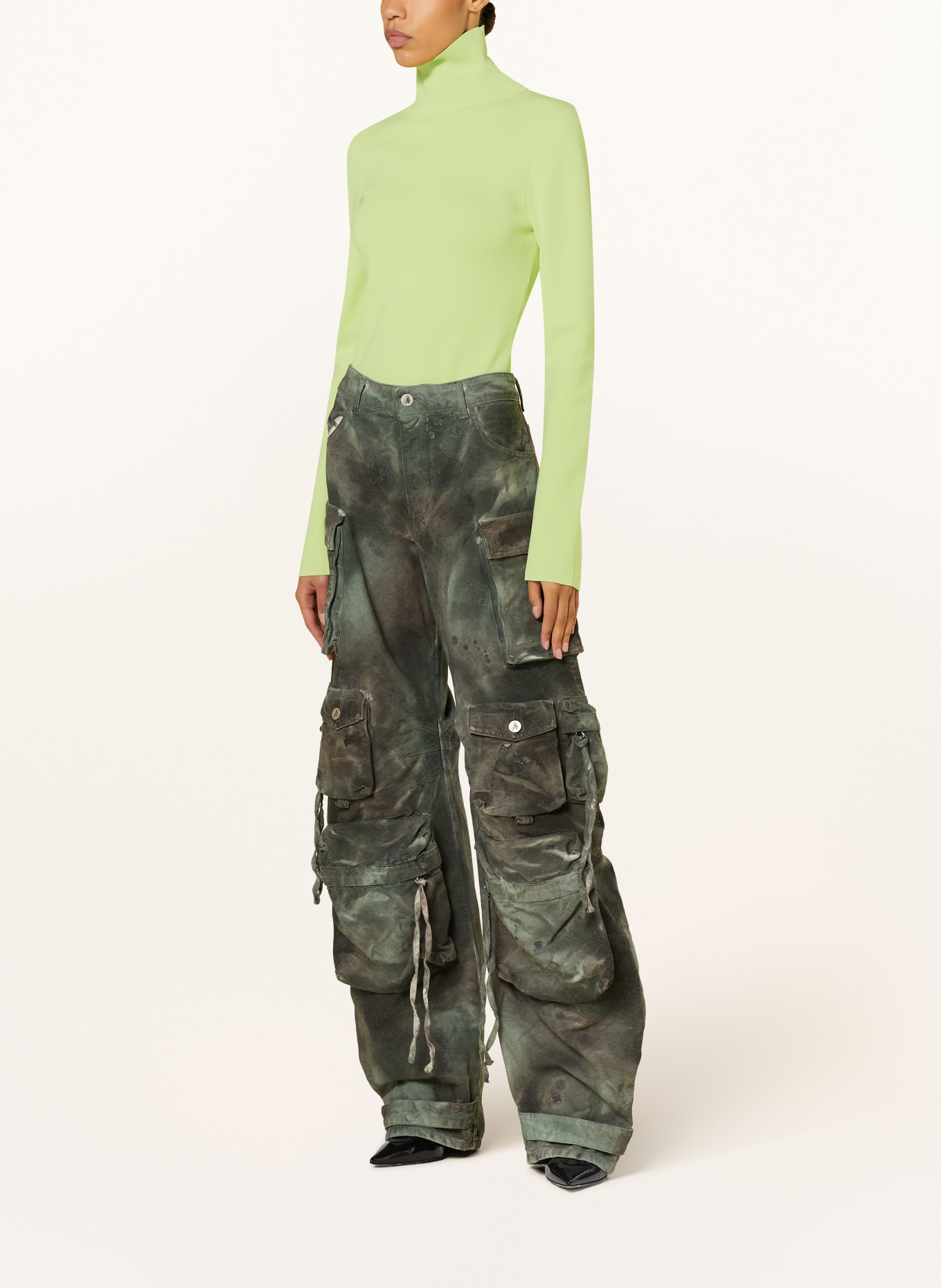 GAUGE81 Thong bodysuit PUENT, Color: LIGHT GREEN (Image 2)