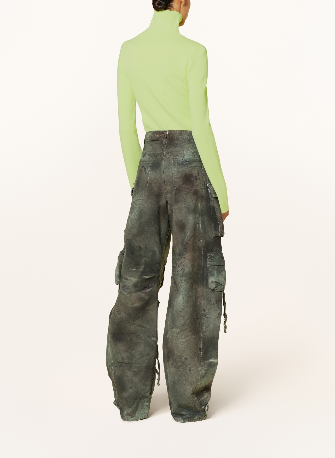 GAUGE81 Thong bodysuit PUENT, Color: LIGHT GREEN (Image 3)