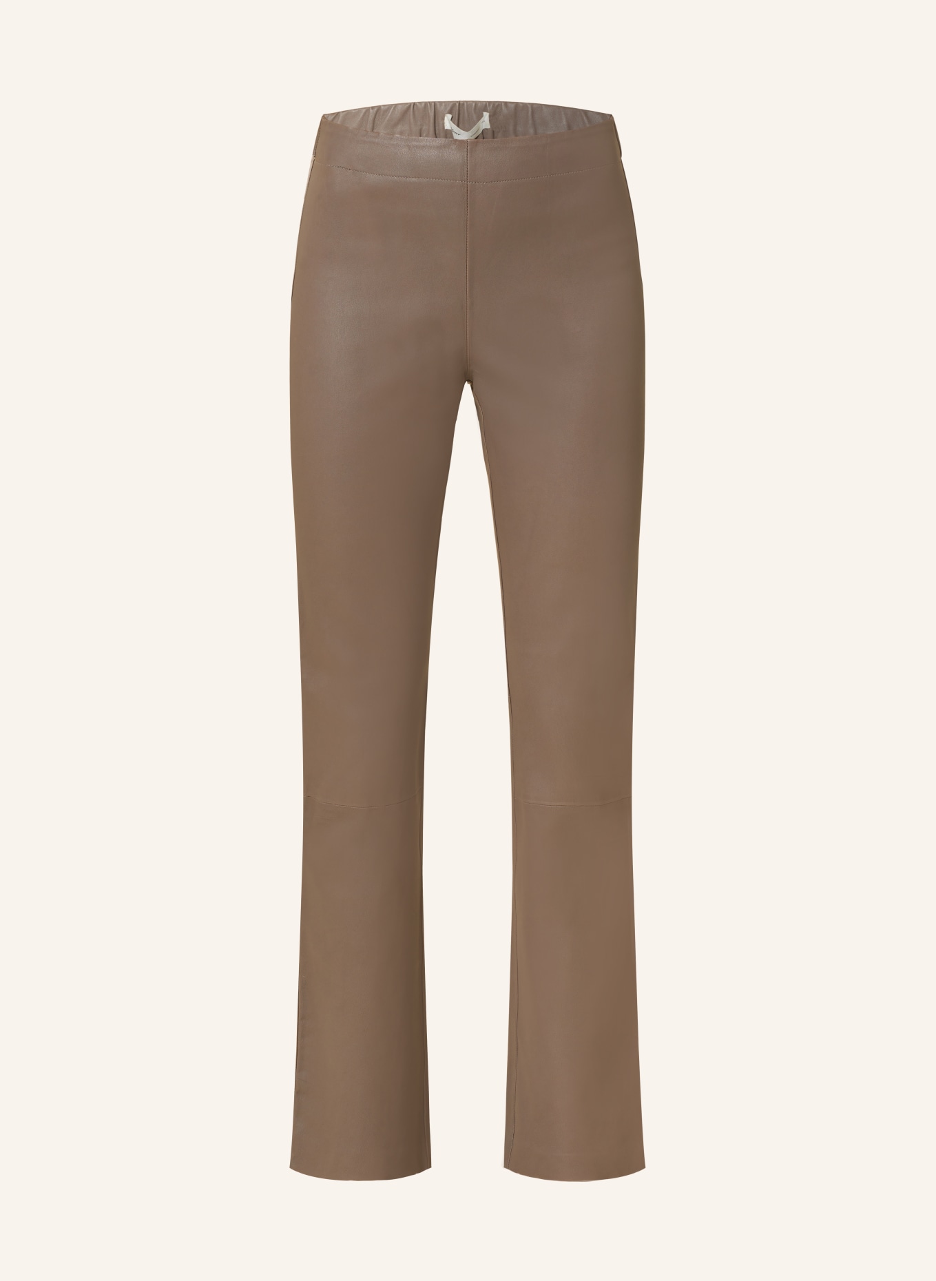 InWear Leather pants CEDARIW, Color: TAUPE (Image 1)