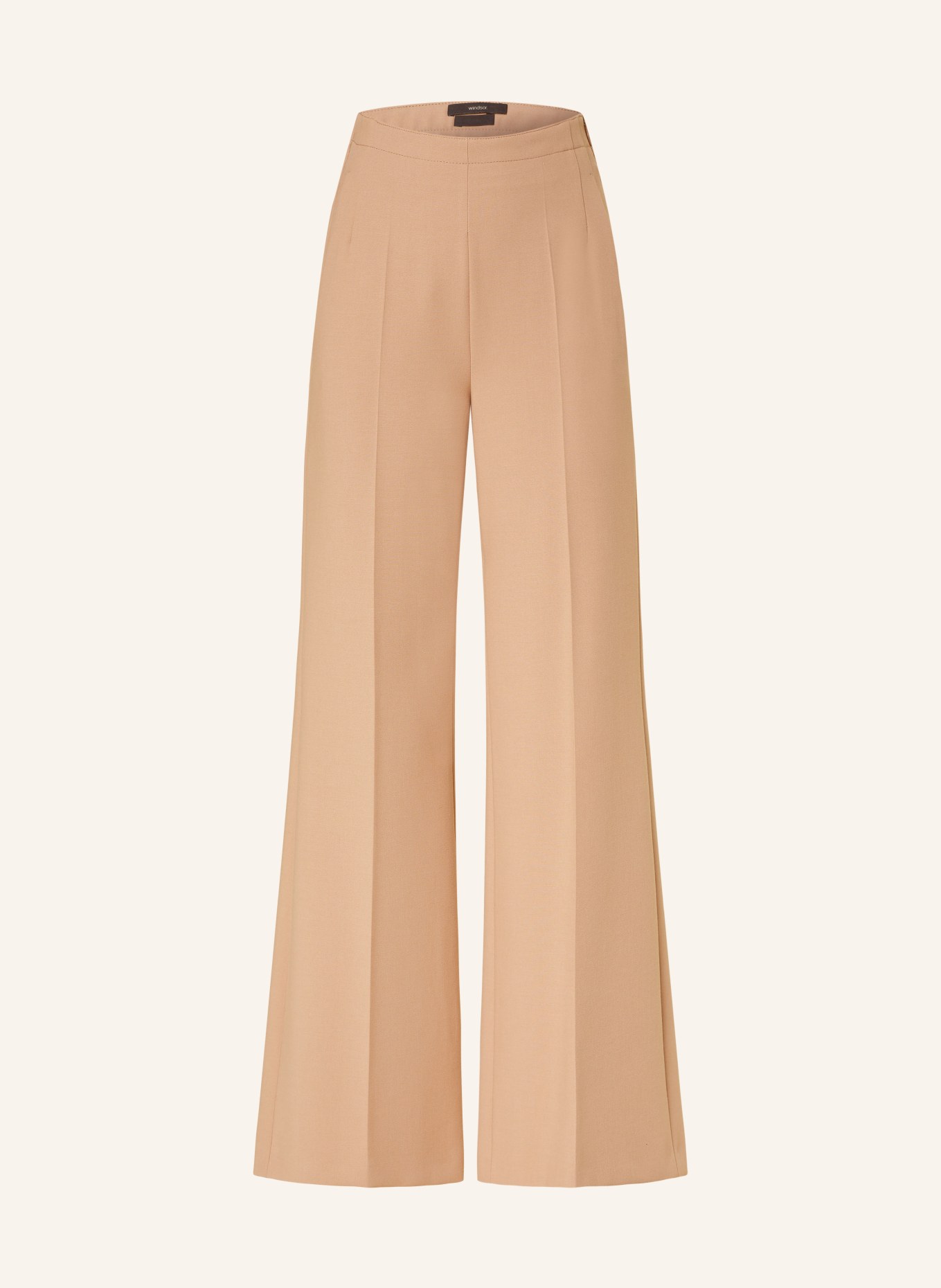 windsor. Wide leg trousers, Color: LIGHT BROWN (Image 1)