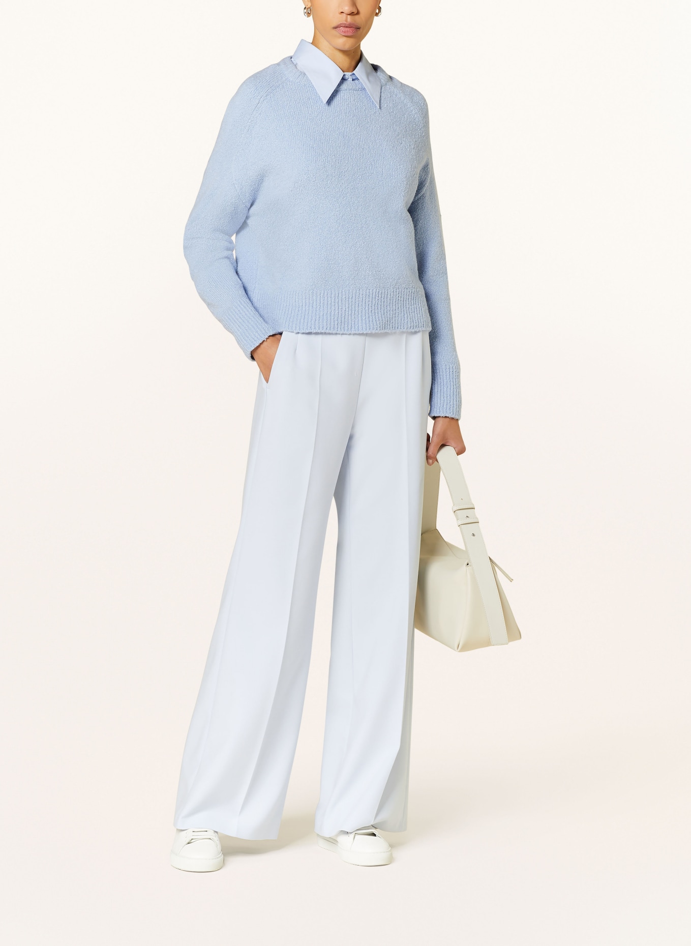 windsor. Wide leg trousers, Color: LIGHT BLUE (Image 2)