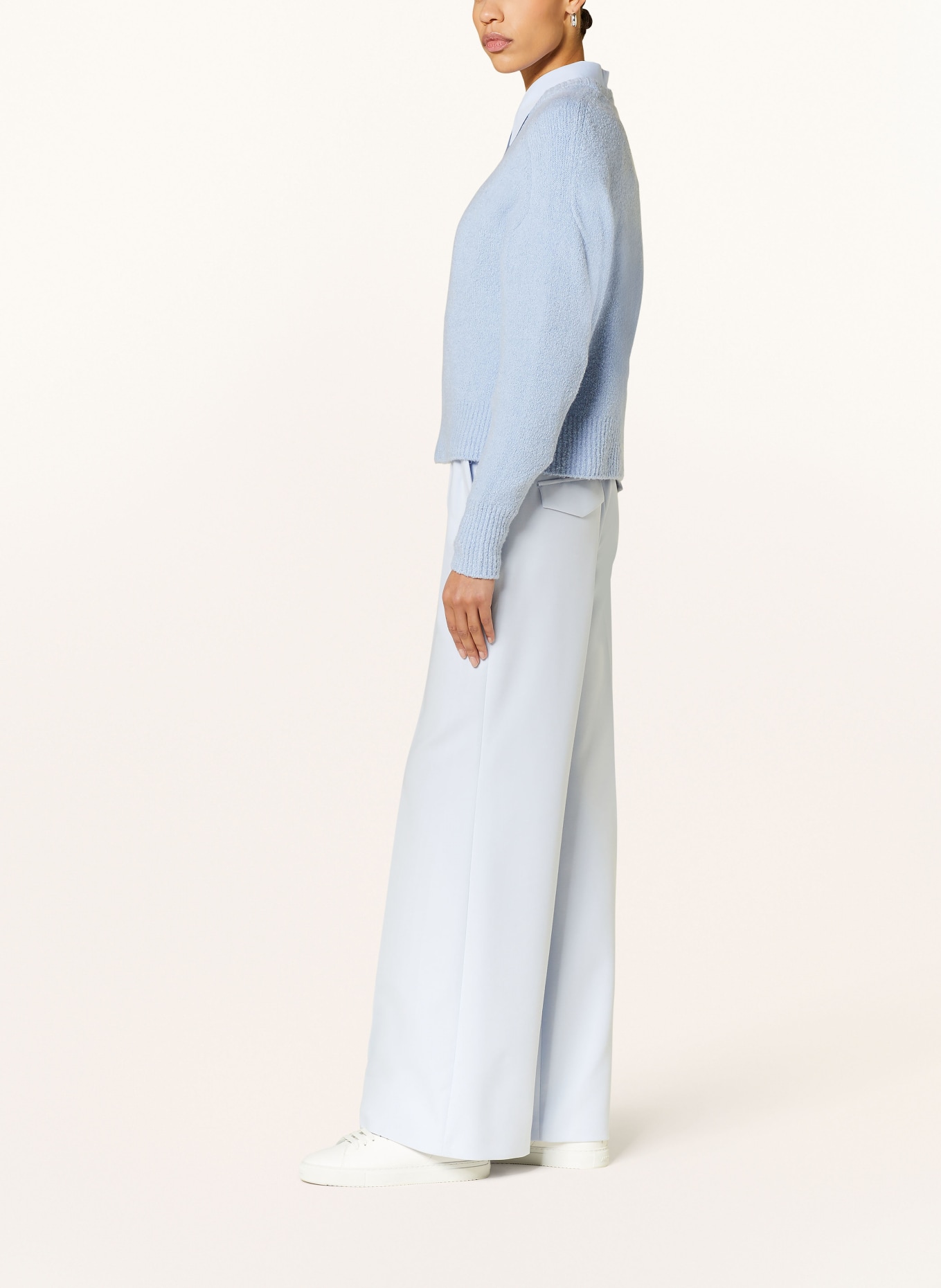 windsor. Wide leg trousers, Color: LIGHT BLUE (Image 4)