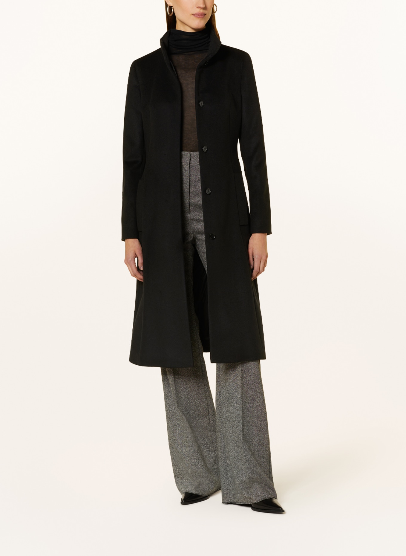 BOSS Wool coat CASENOSA, Color: BLACK (Image 2)