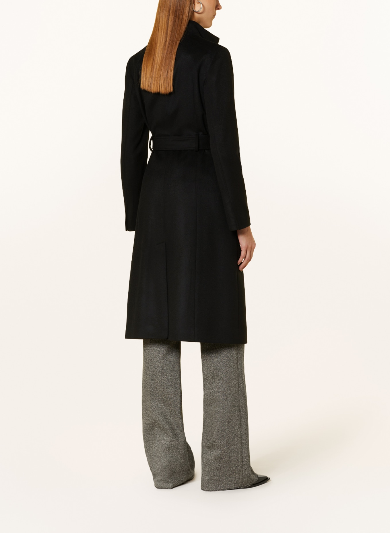 BOSS Wool coat CASENOSA, Color: BLACK (Image 3)