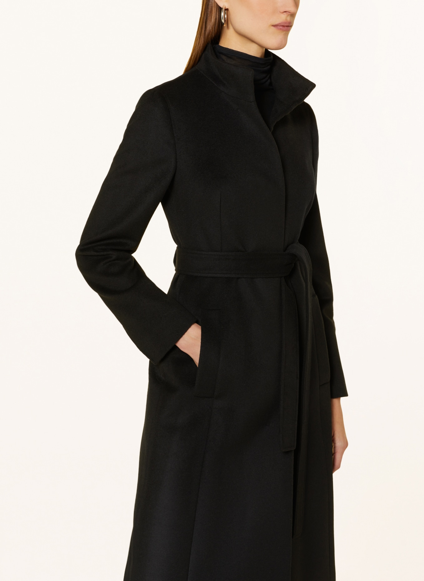 BOSS Wool coat CASENOSA, Color: BLACK (Image 4)
